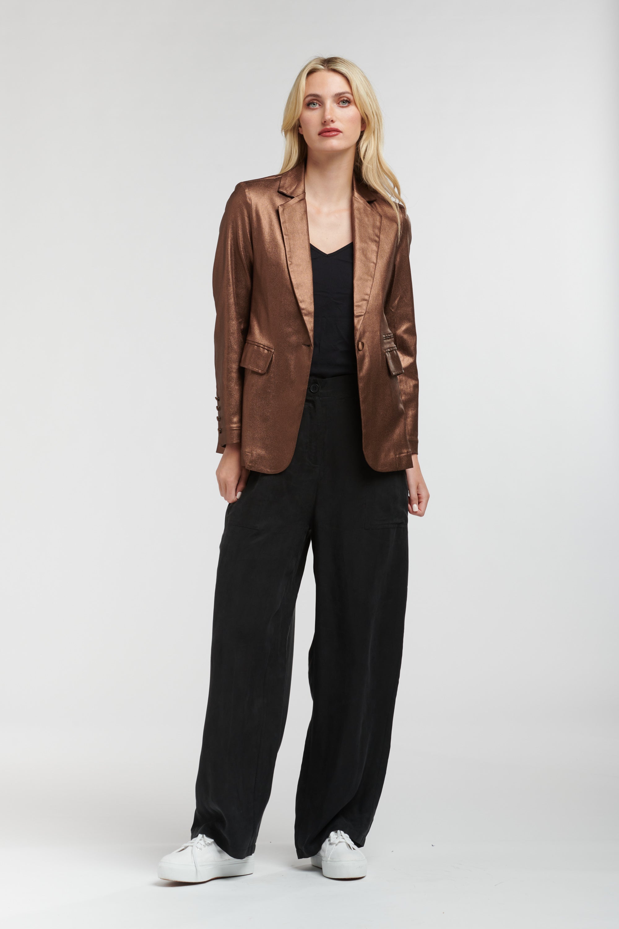SHINE YOUR WAY BLAZER COPPER