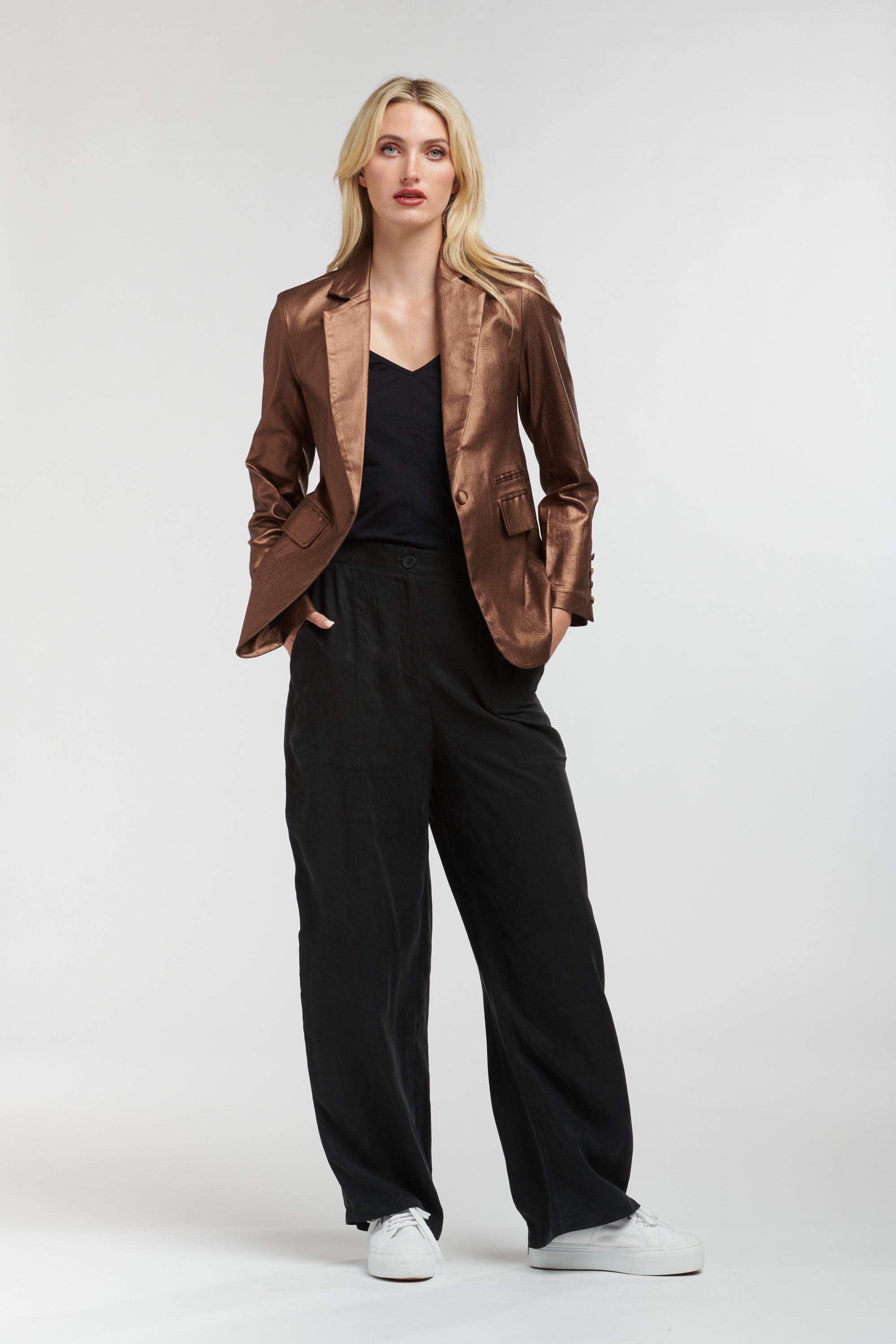 SHINE YOUR WAY BLAZER COPPER