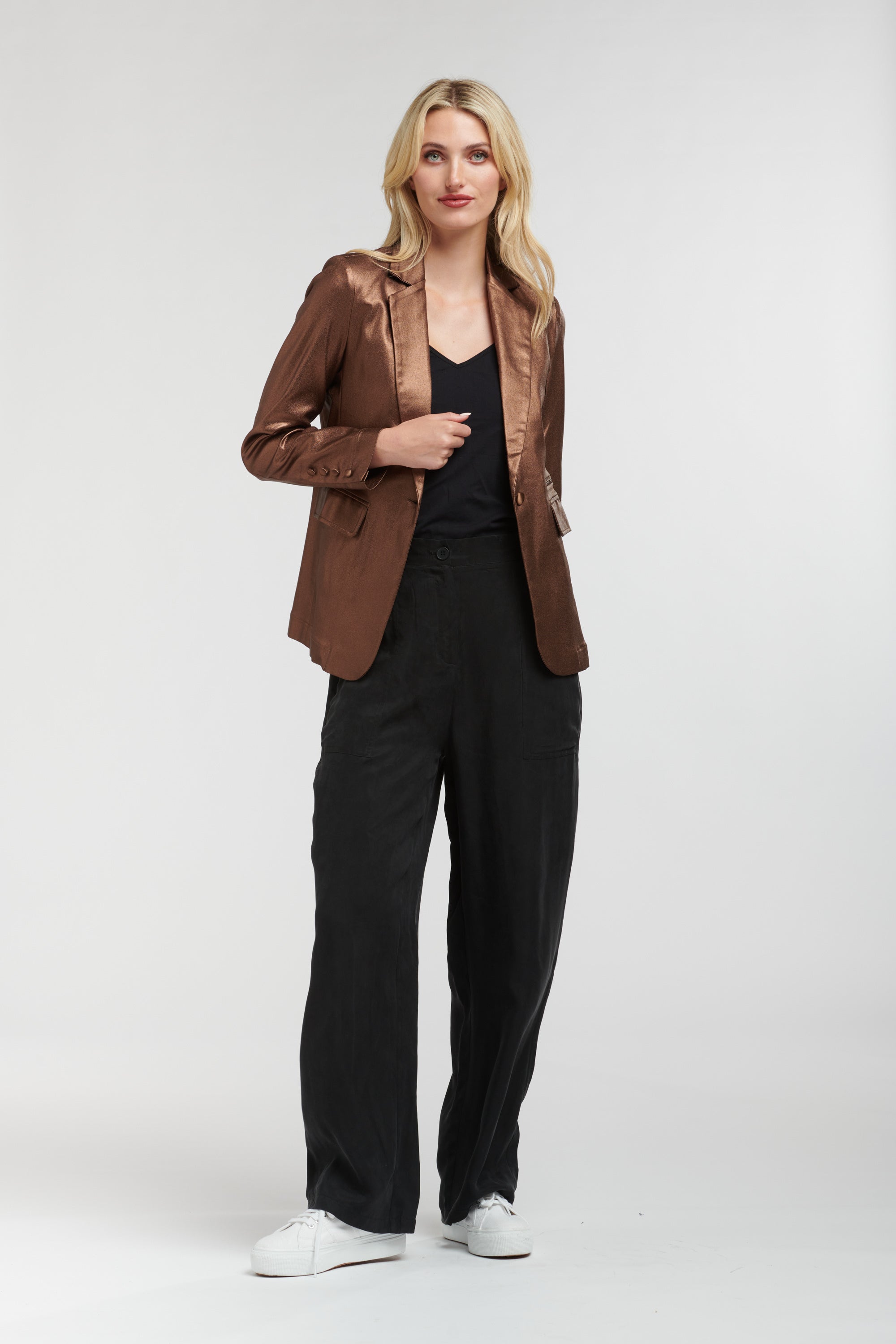 SHINE YOUR WAY BLAZER COPPER