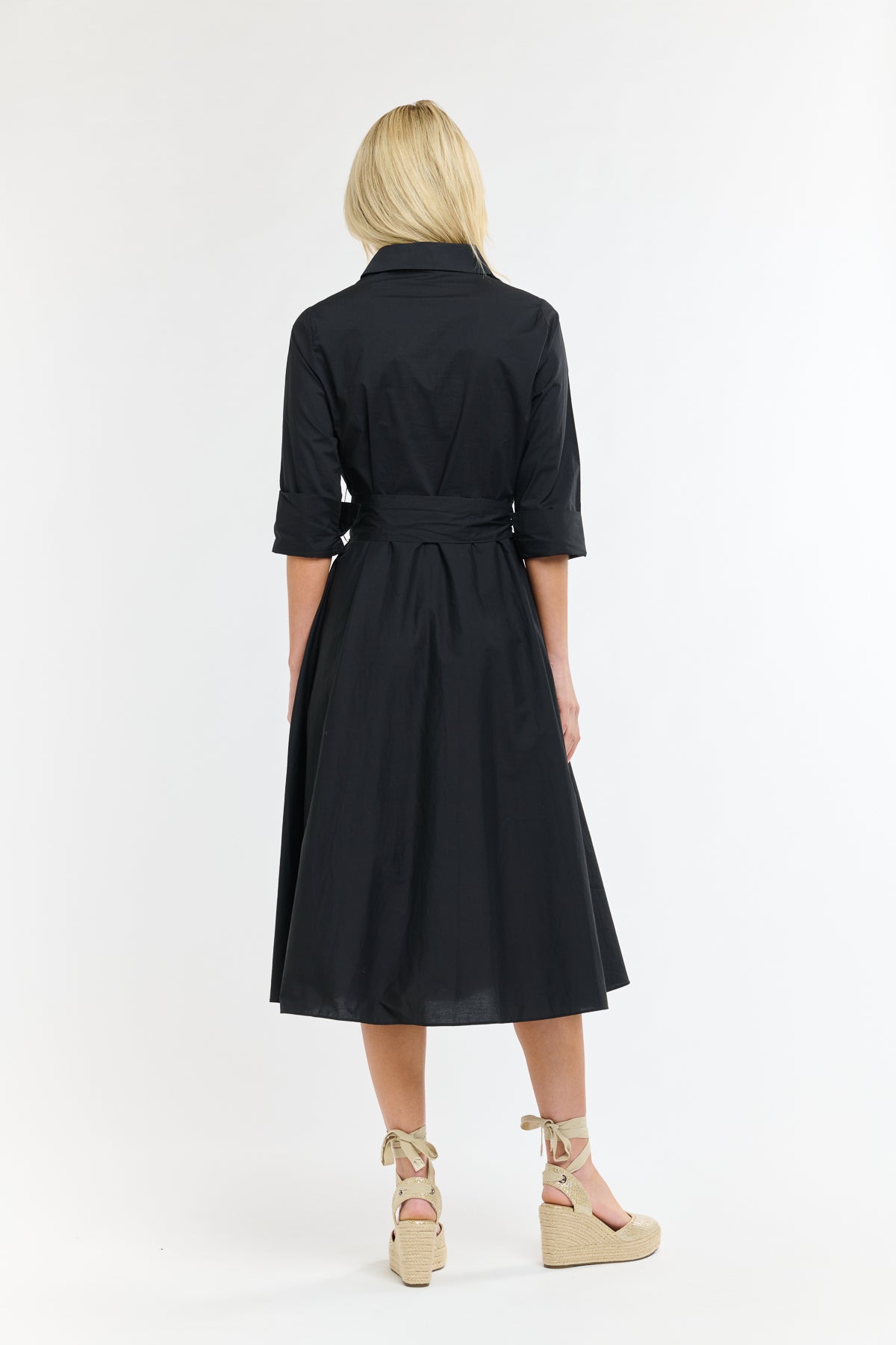 GRACE BLACK SHIRTDRESS