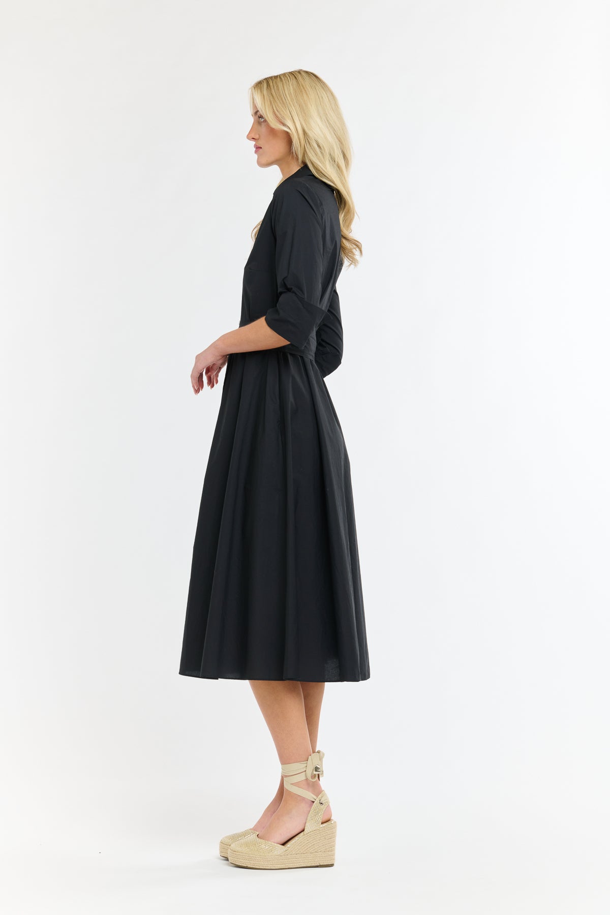 GRACE BLACK SHIRTDRESS