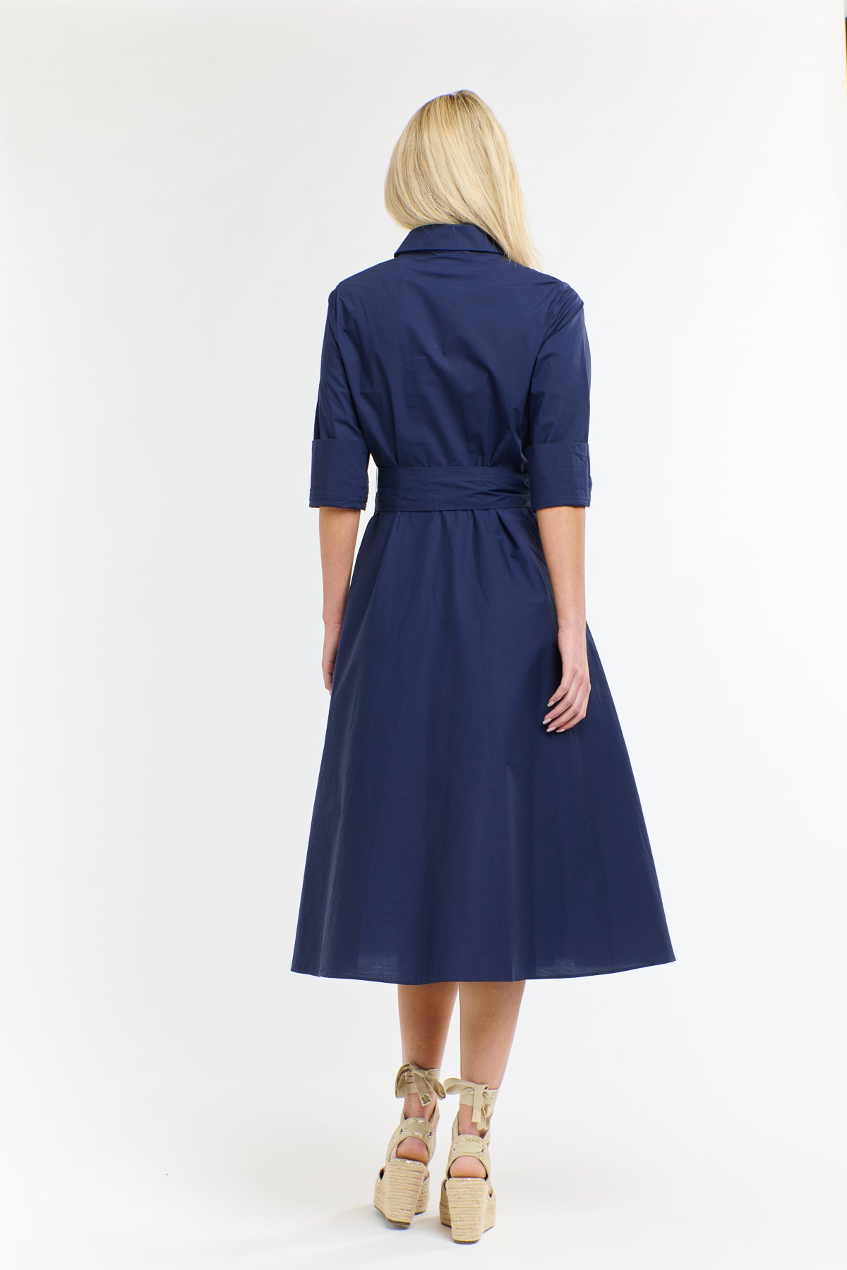 GRACE SHIRTDRESS NAVY