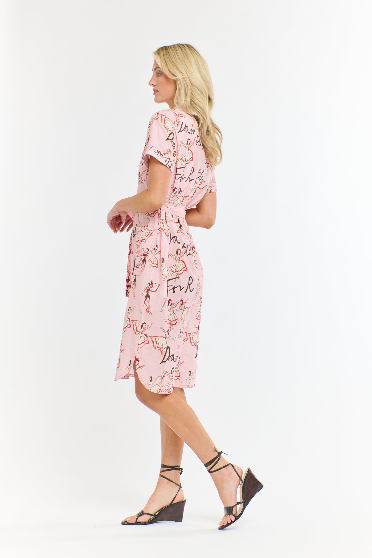 MARLO POCKET SHIRTDRESS BALLET PINK