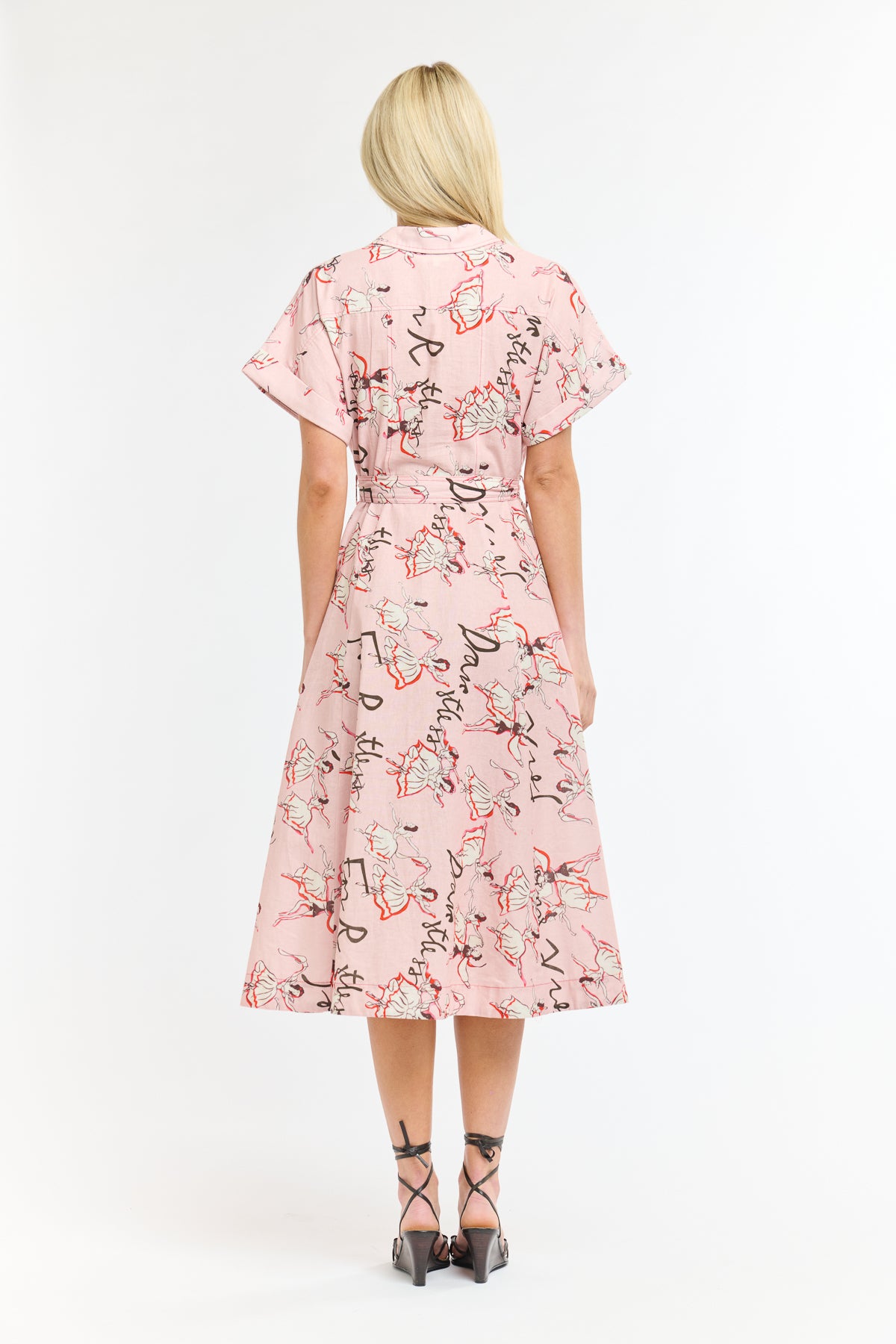 ANTOINETTE SHORTSLEEVE DRESS BALLET PINK