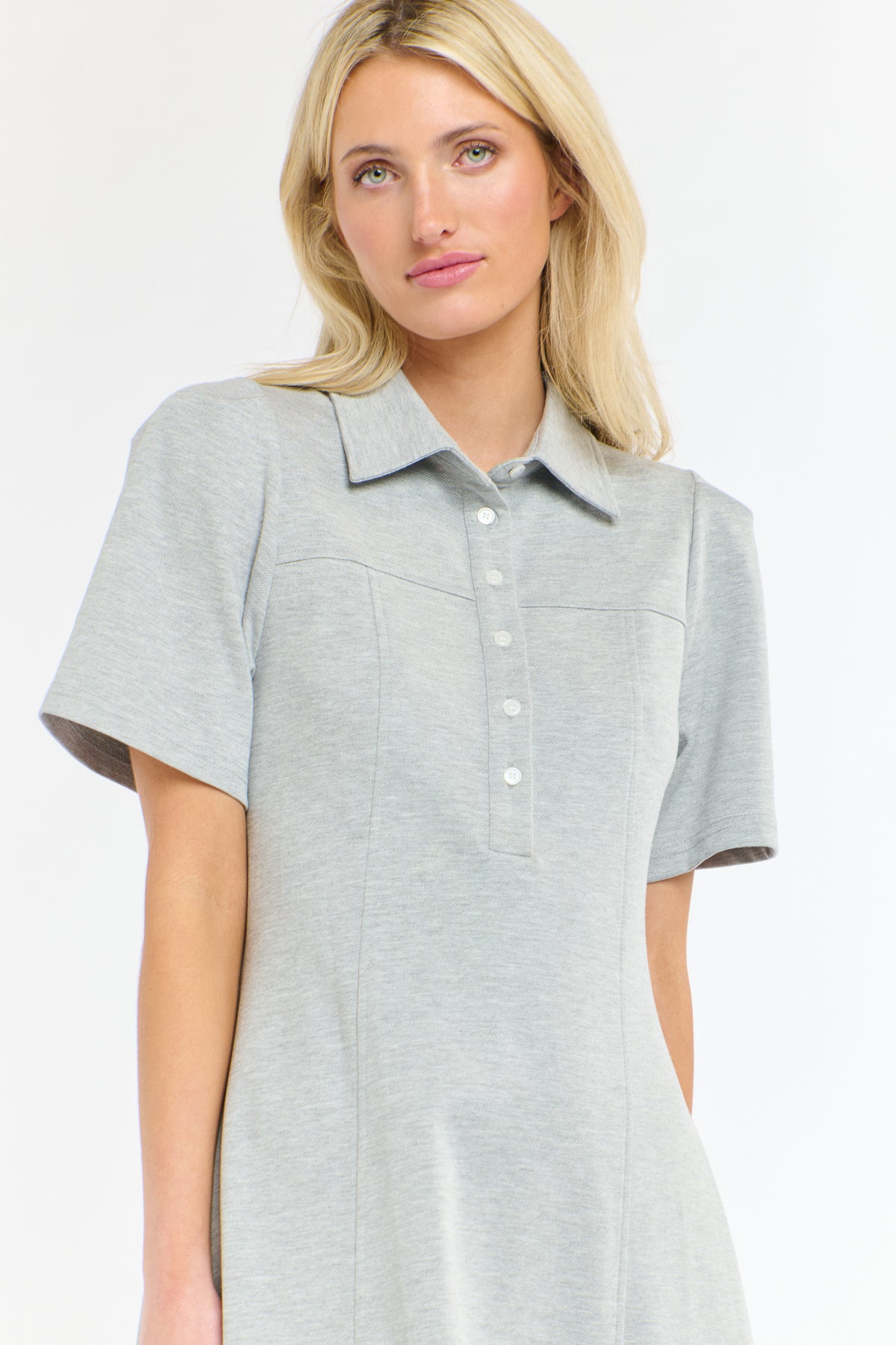 VOLLEY DRESS SILVER MARLE