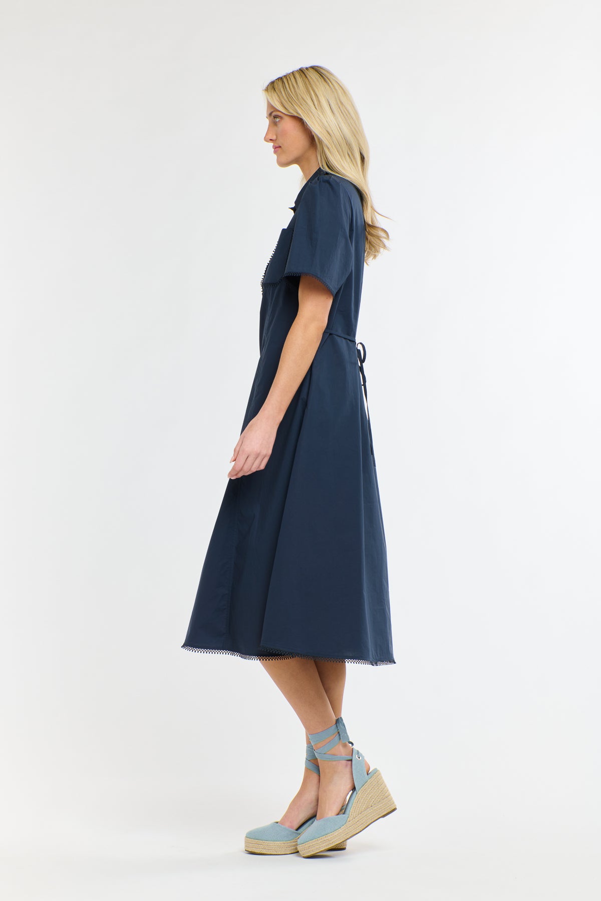 PICNIC POCKET DRESS NAVY