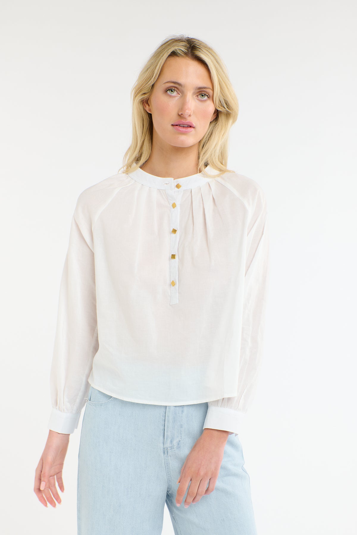 LAYLA COTTON TOP WHITE