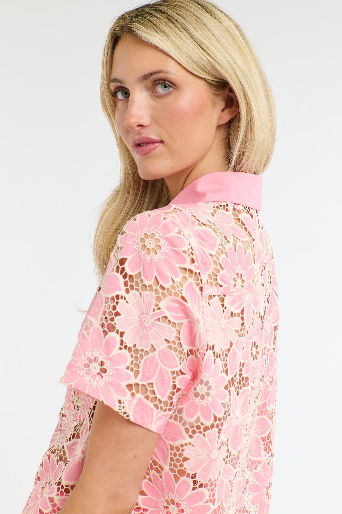 DAPHNE S/S JACKET CARNATION PINK