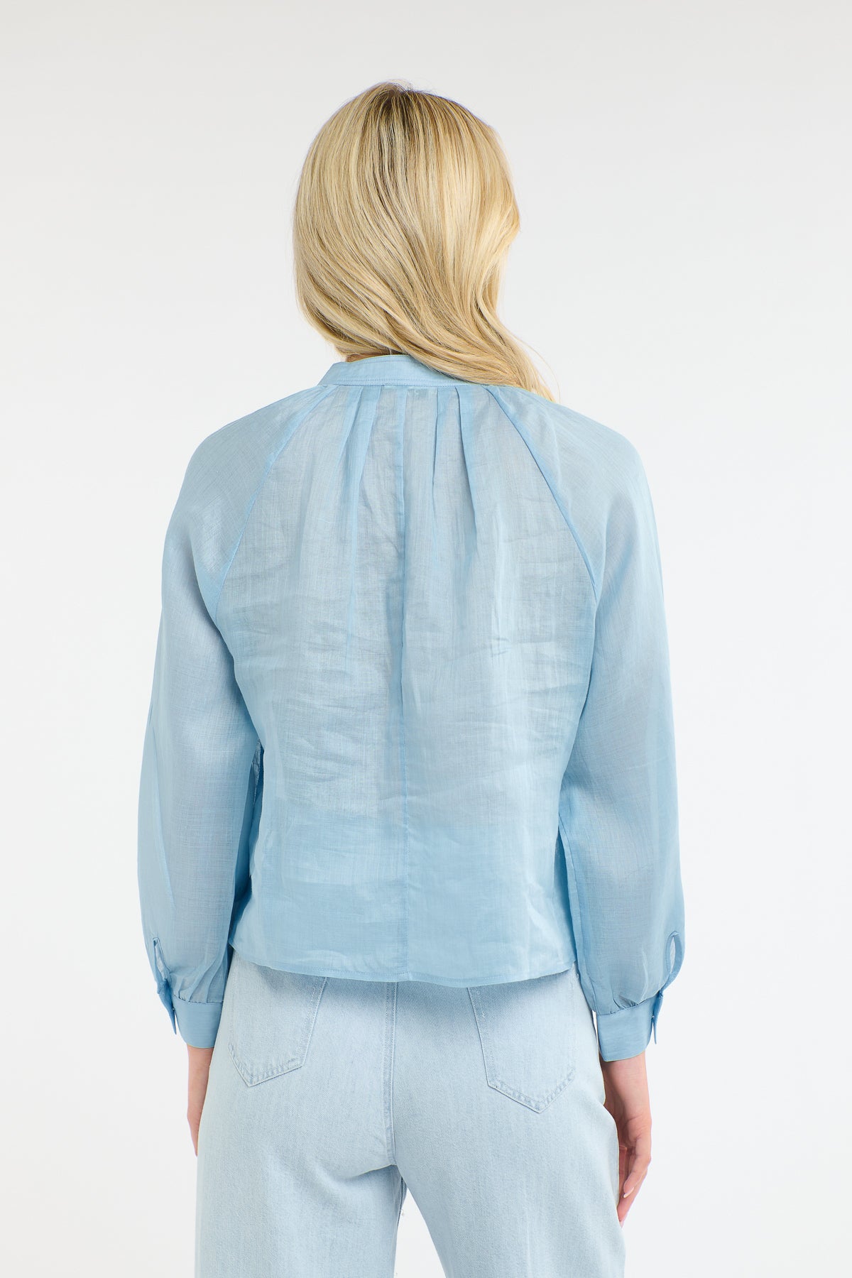 NATALIA BLOUSE POWDER BLUE