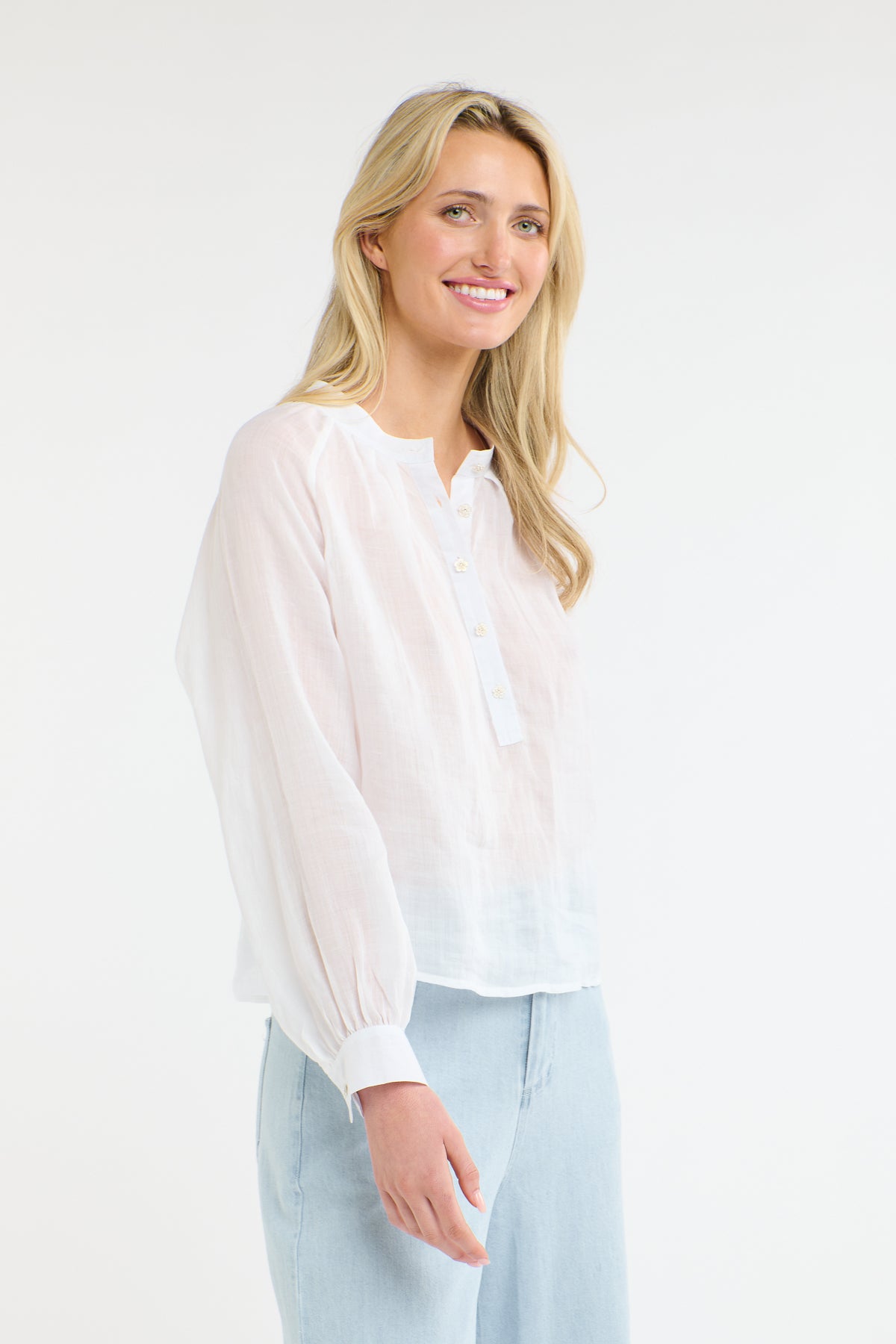 NATALIA BLOUSE WHITE