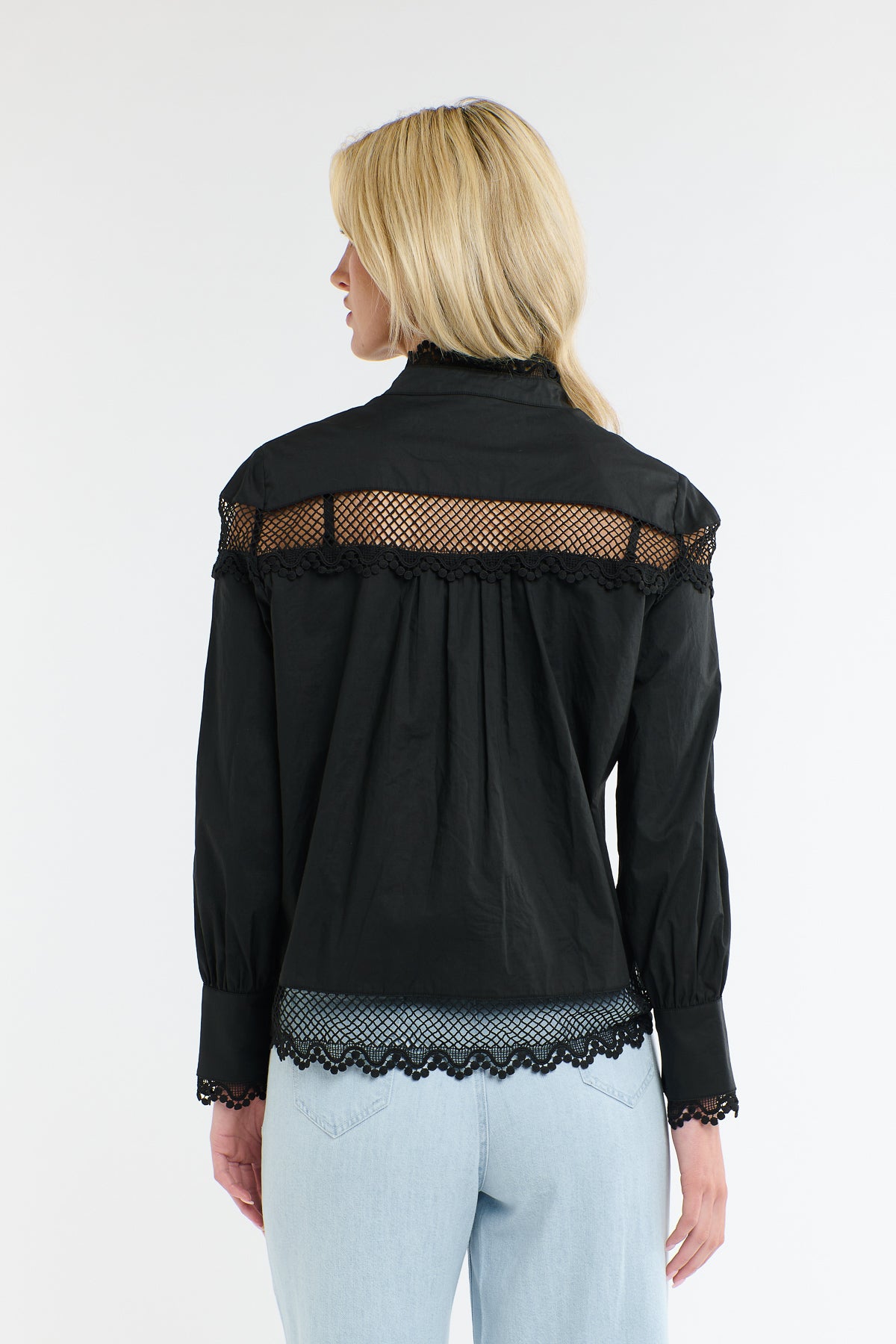 VICTORIA BLOUSE LICORICE