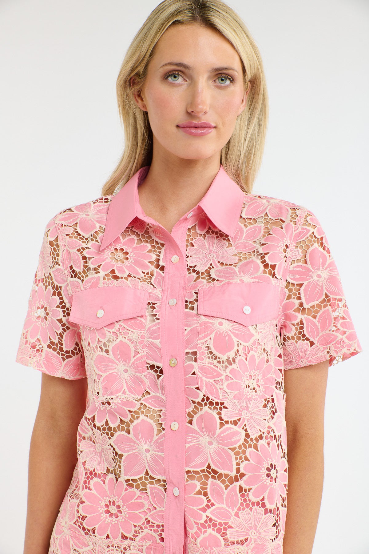 DAPHNE S/S JACKET CARNATION PINK