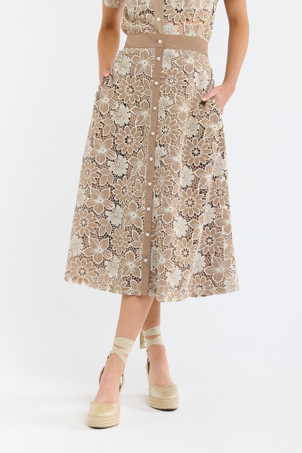 DAPHNE SKIRT COFFEE