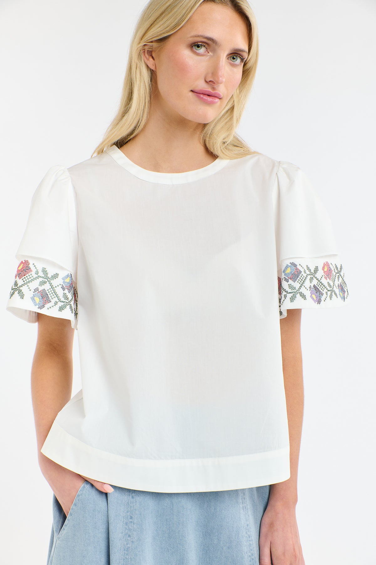 FOLKLORE TOP WHITE