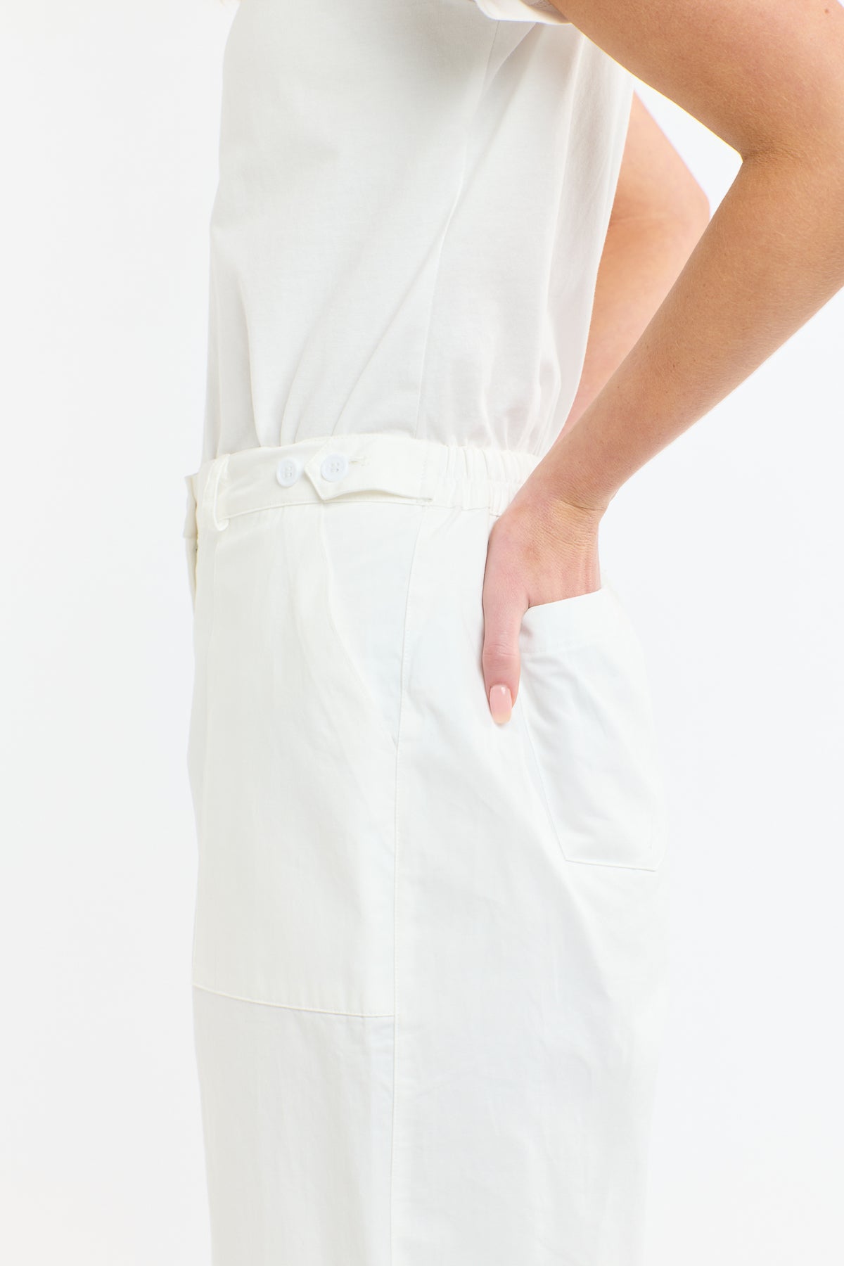 BELLE POCKET PANT WHITE