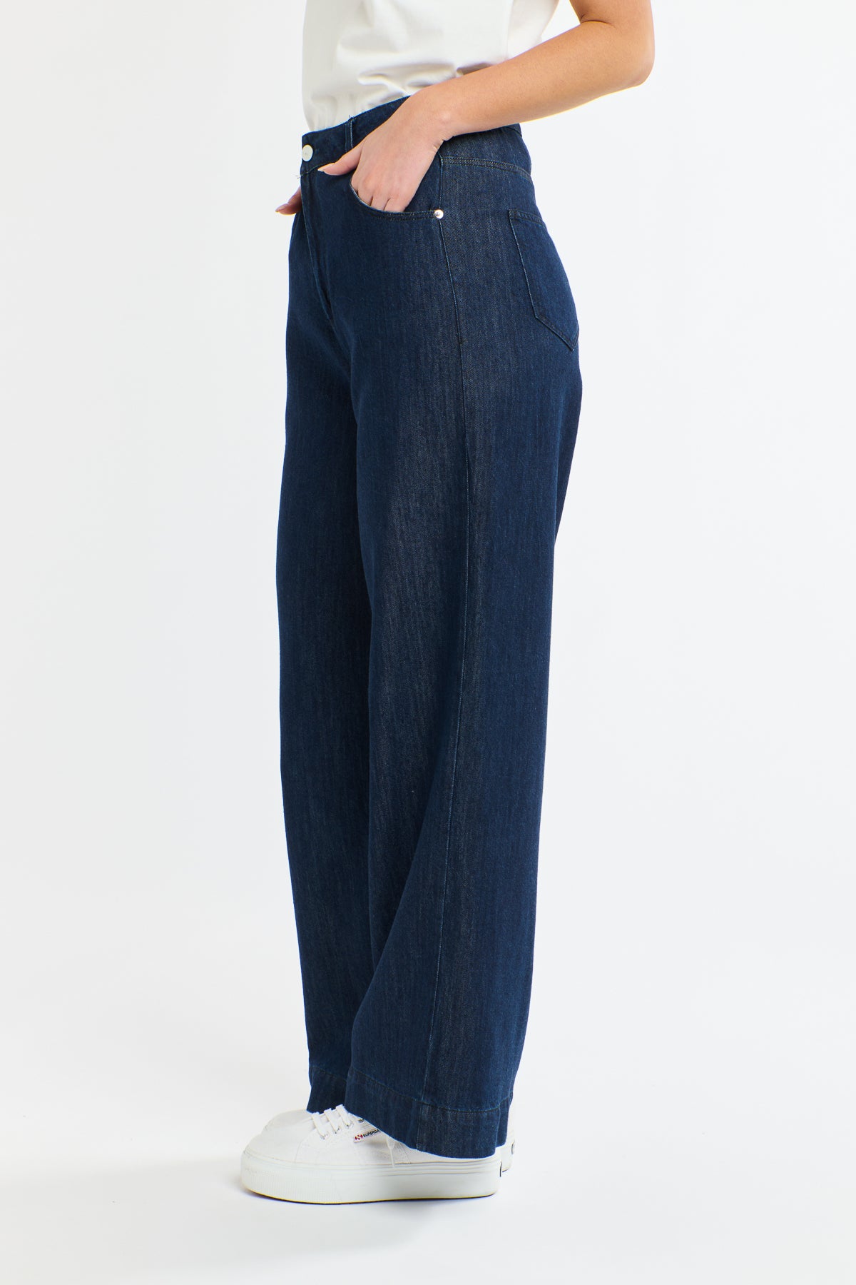 CELESTE TENCEL PANT DARK DENIM