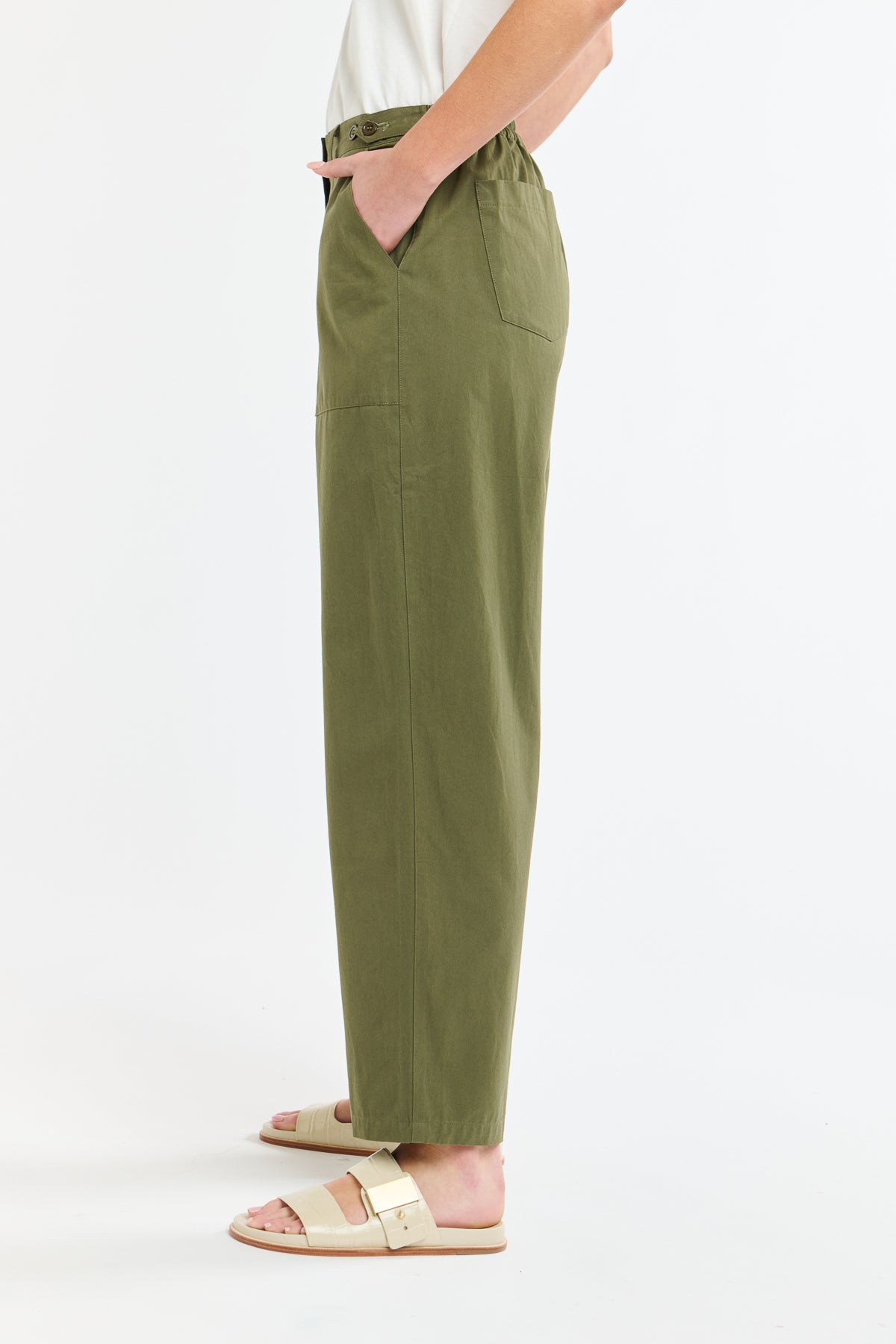BELLE POCKET PANT KHAKI