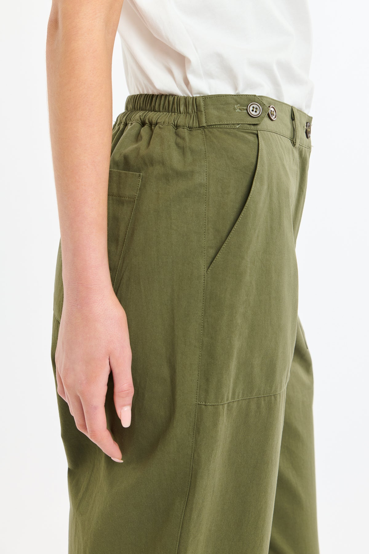 BELLE POCKET PANT KHAKI