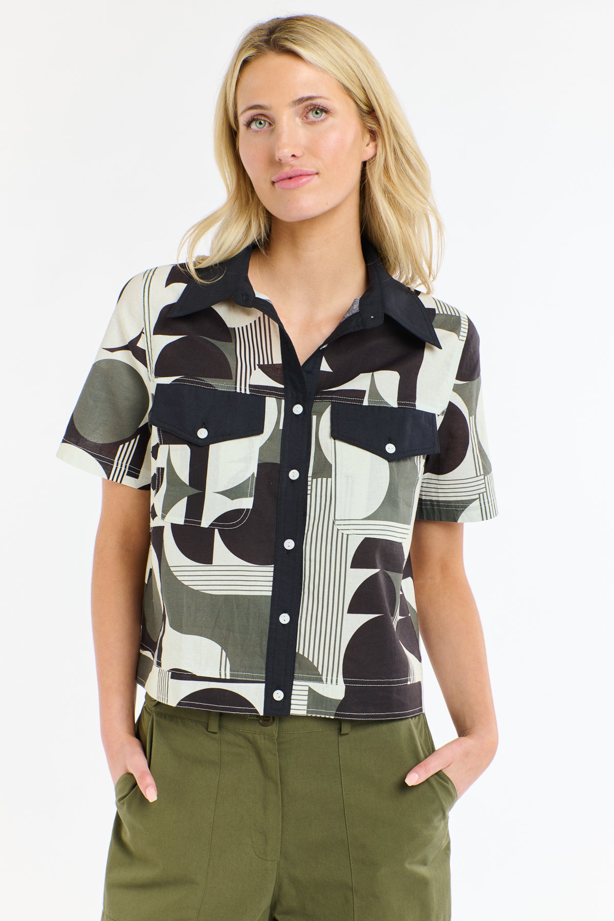 MOD S/S JACKET QUANT PRINT