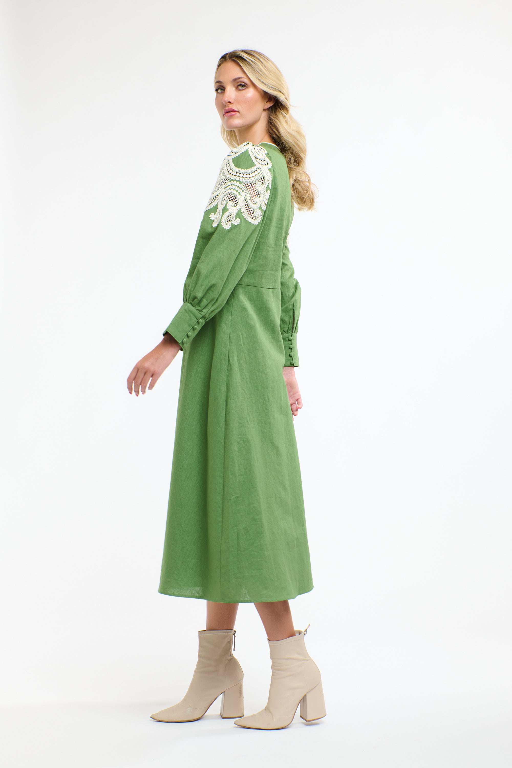 DANBURY DRESS CASTLETON GREEN
