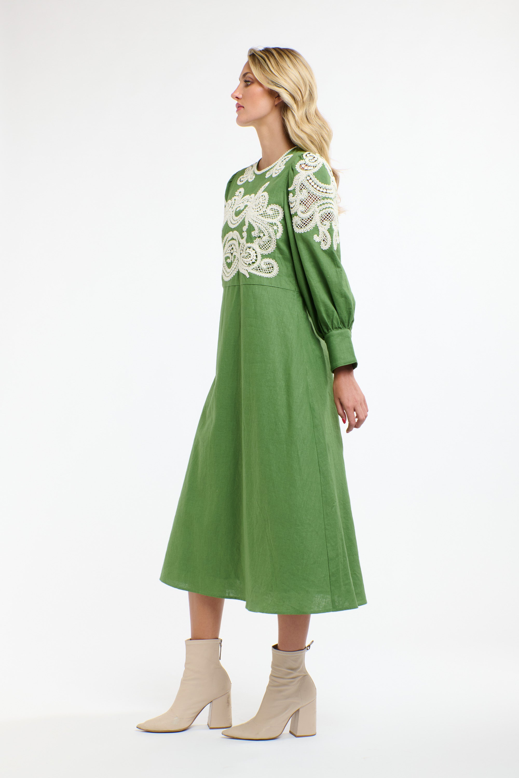 DANBURY DRESS CASTLETON GREEN