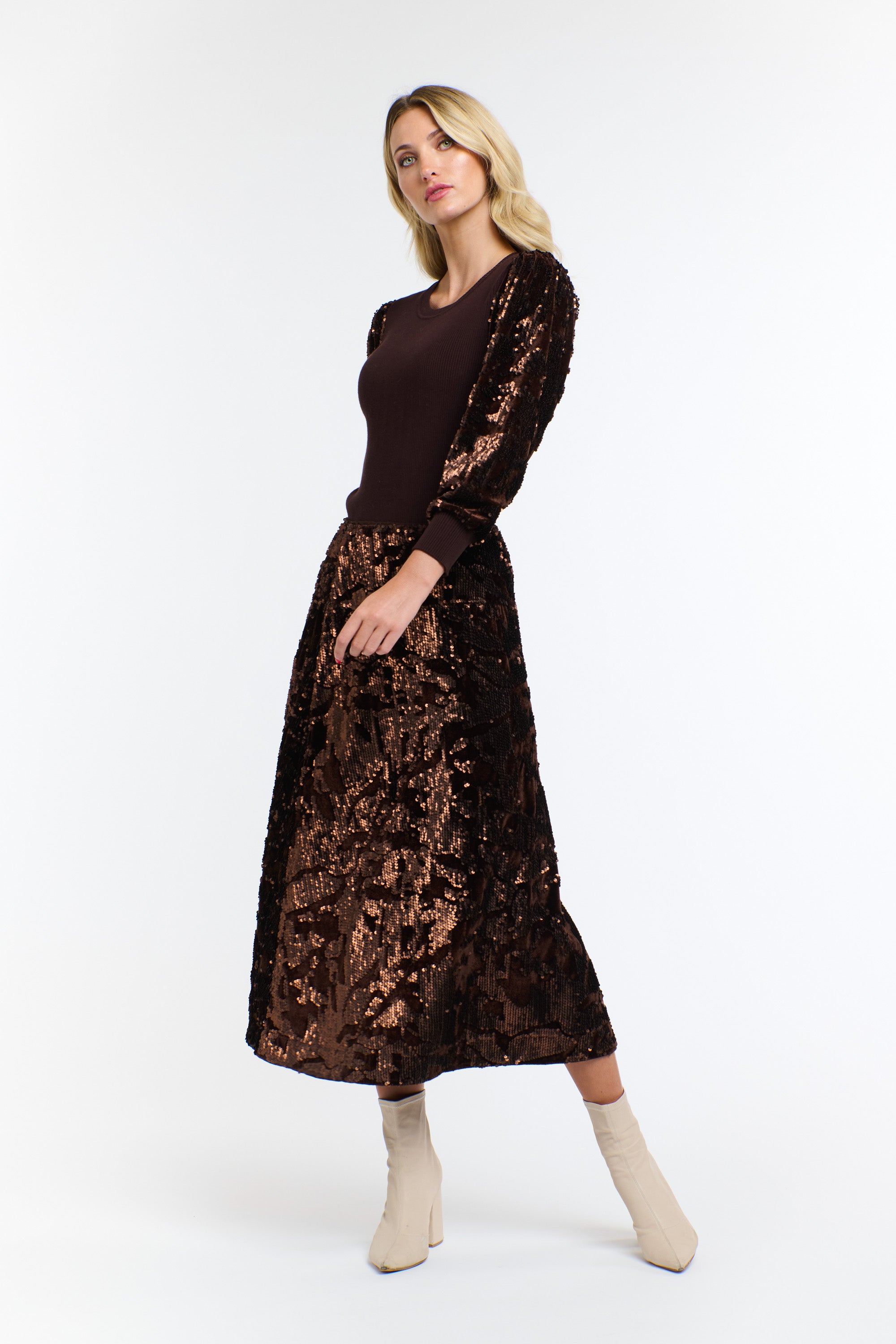 DATE NIGHT TOP COPPER