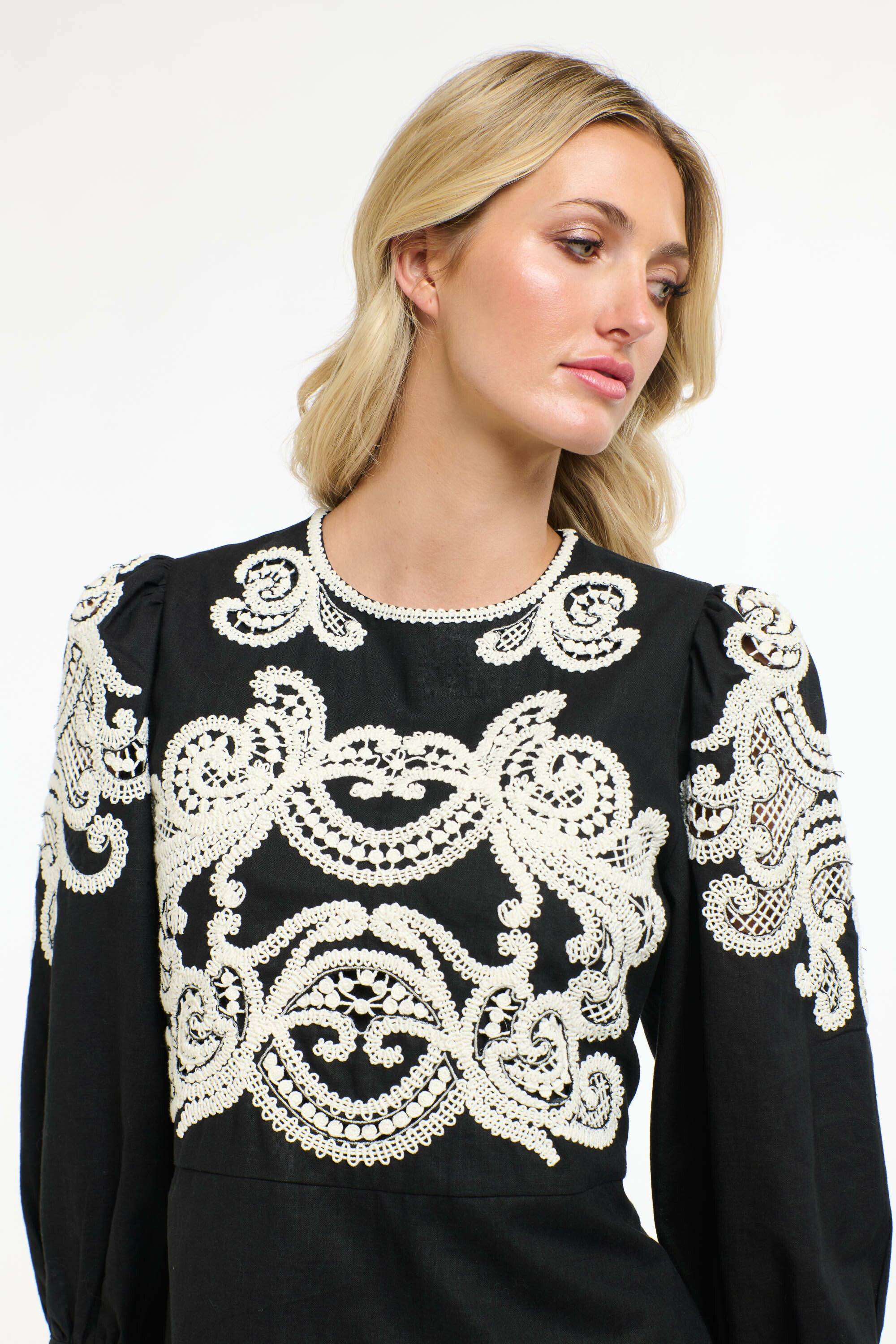 DANBURY DRESS BLACK SWAN