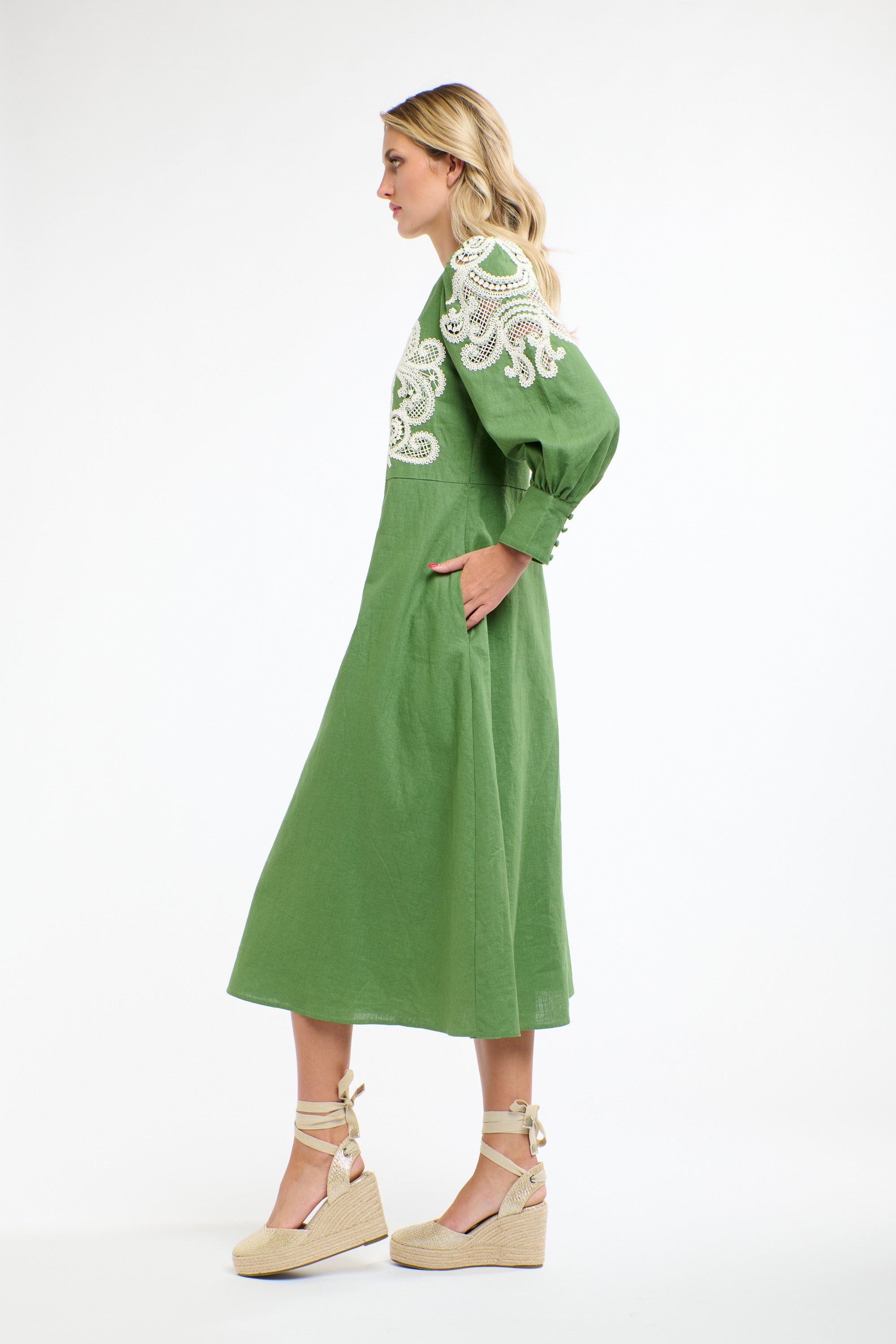 DANBURY DRESS CASTLETON GREEN