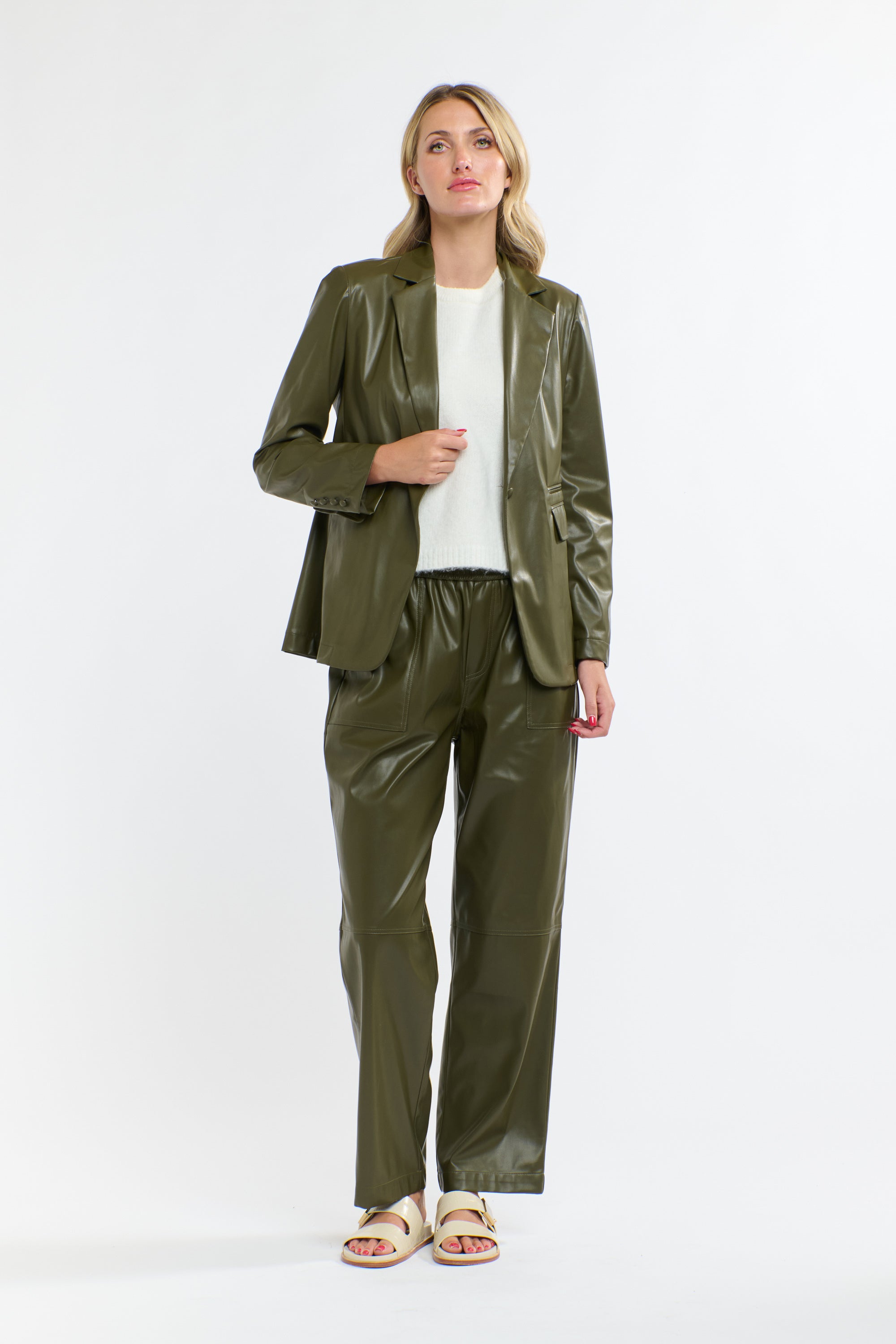 PU JOGGER KHAKI