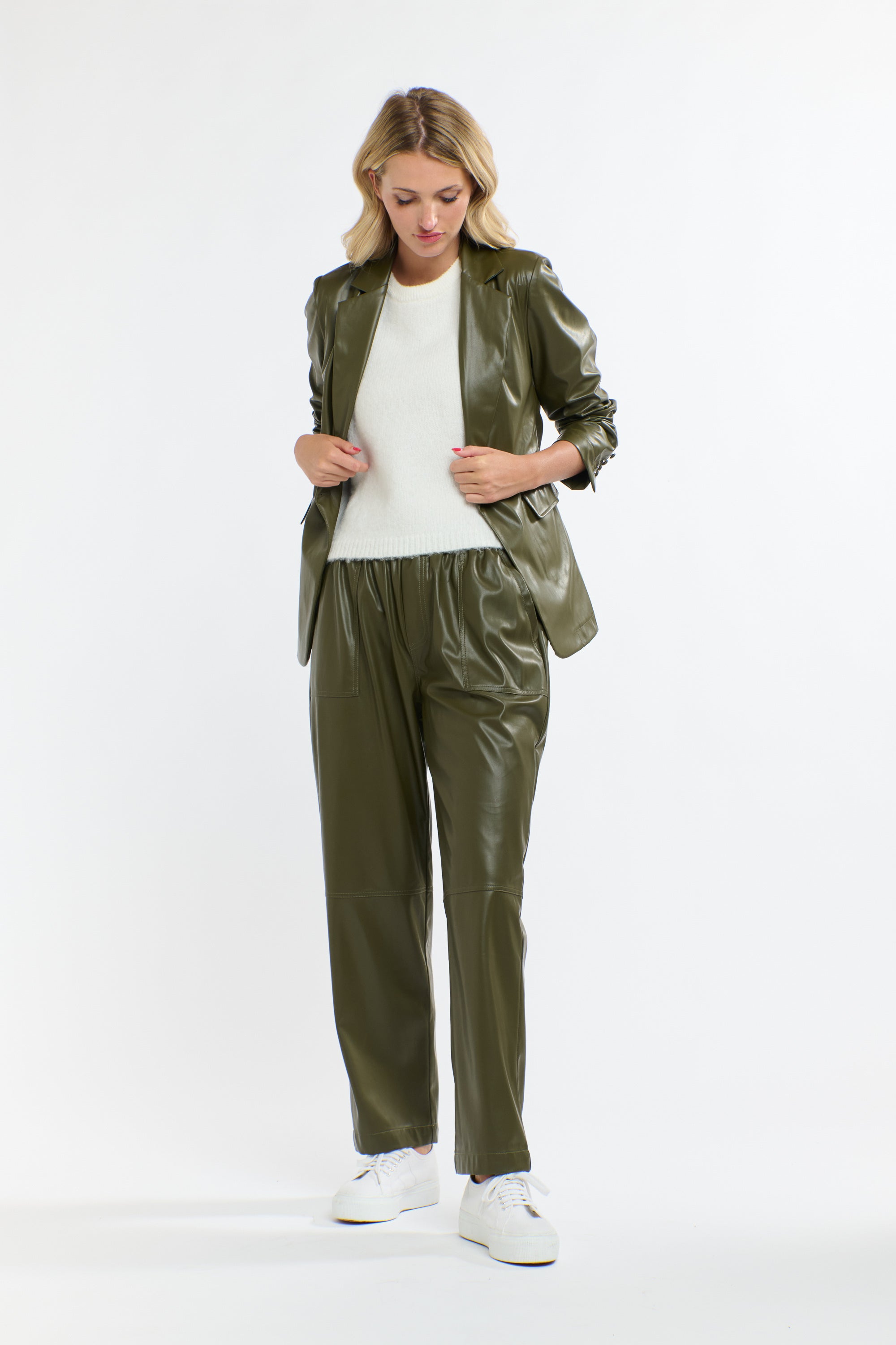 PU JOGGER KHAKI
