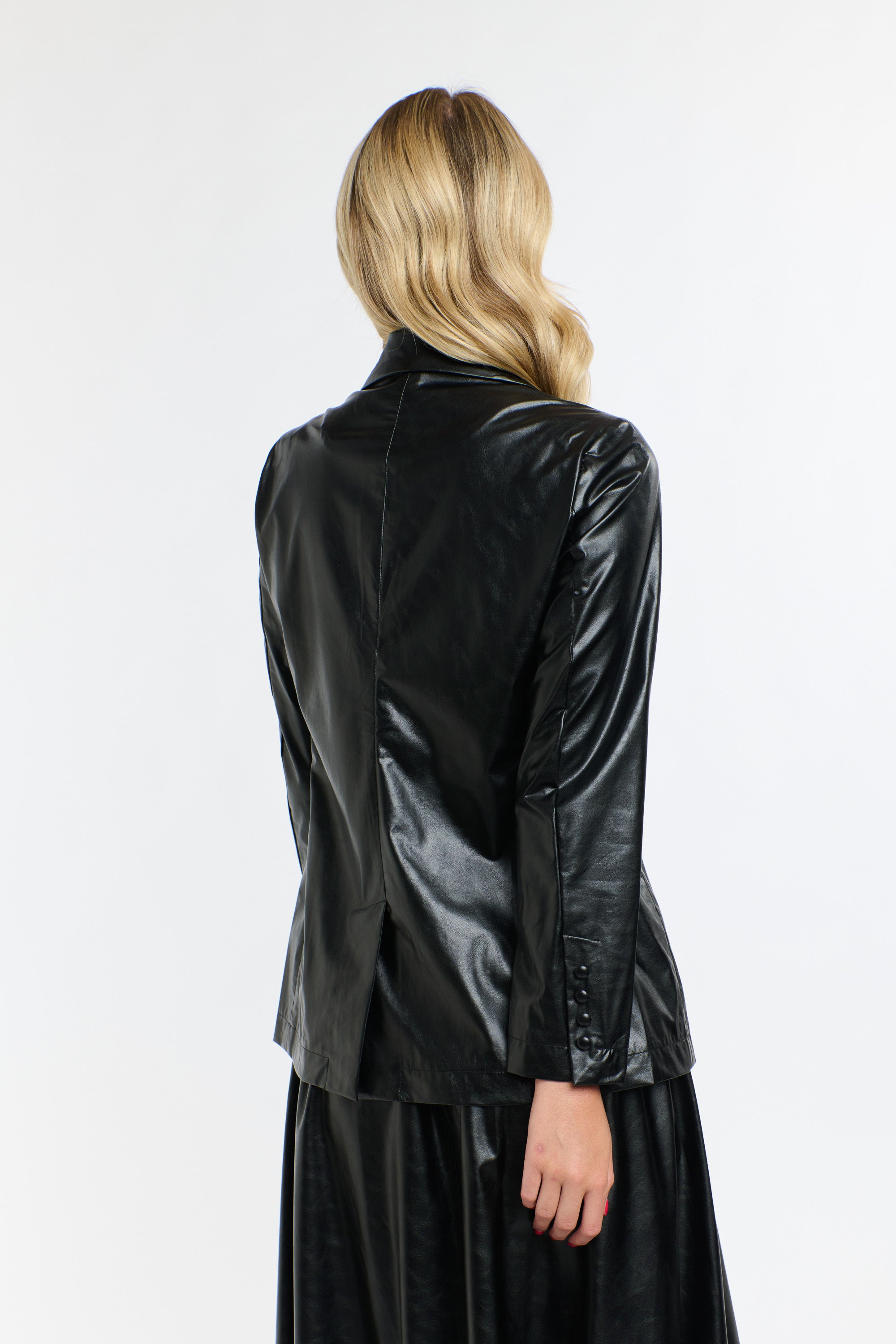 PU BLAZER BLACK