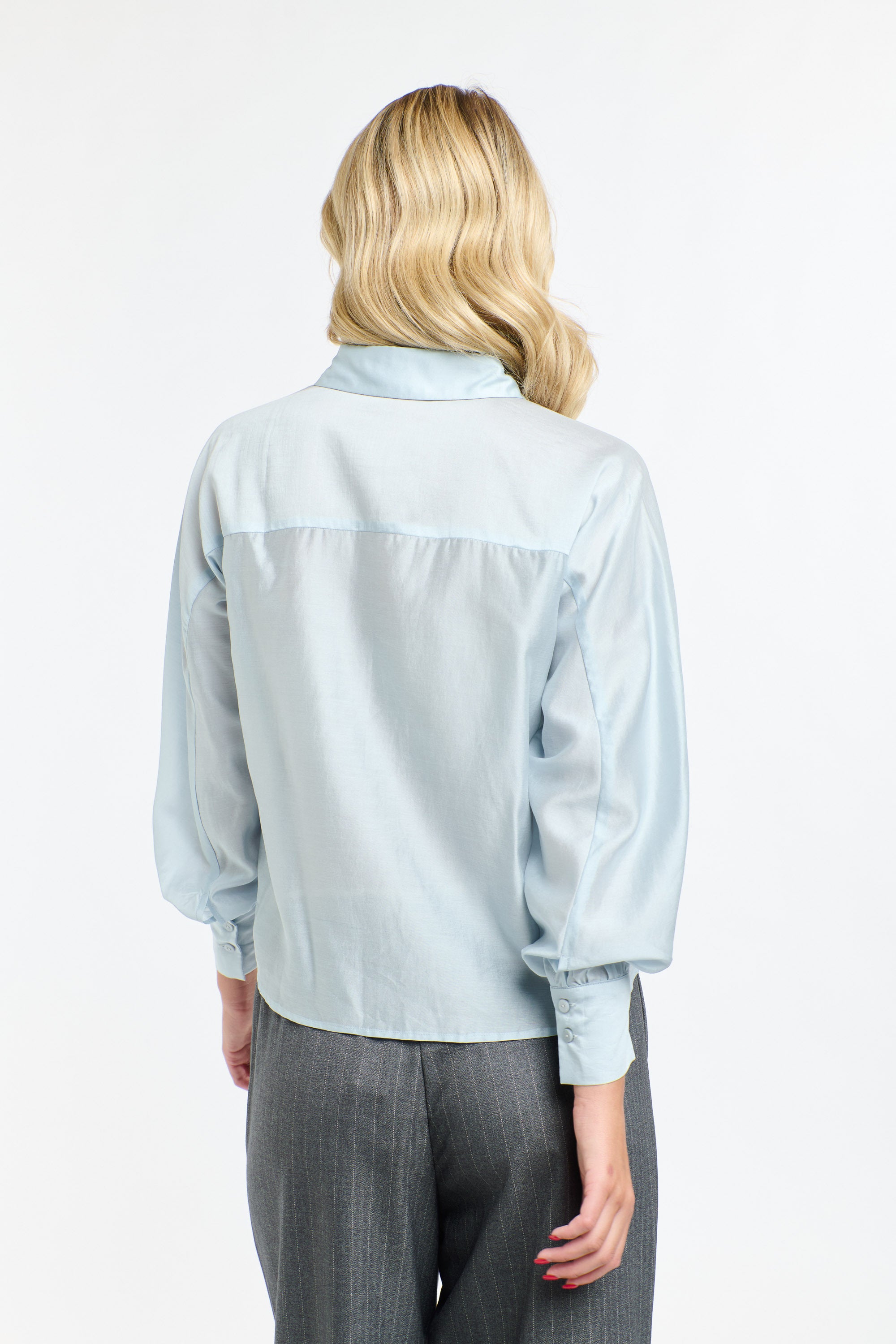ANNABEL TENCEL SHIRT PROVENCE BLUE