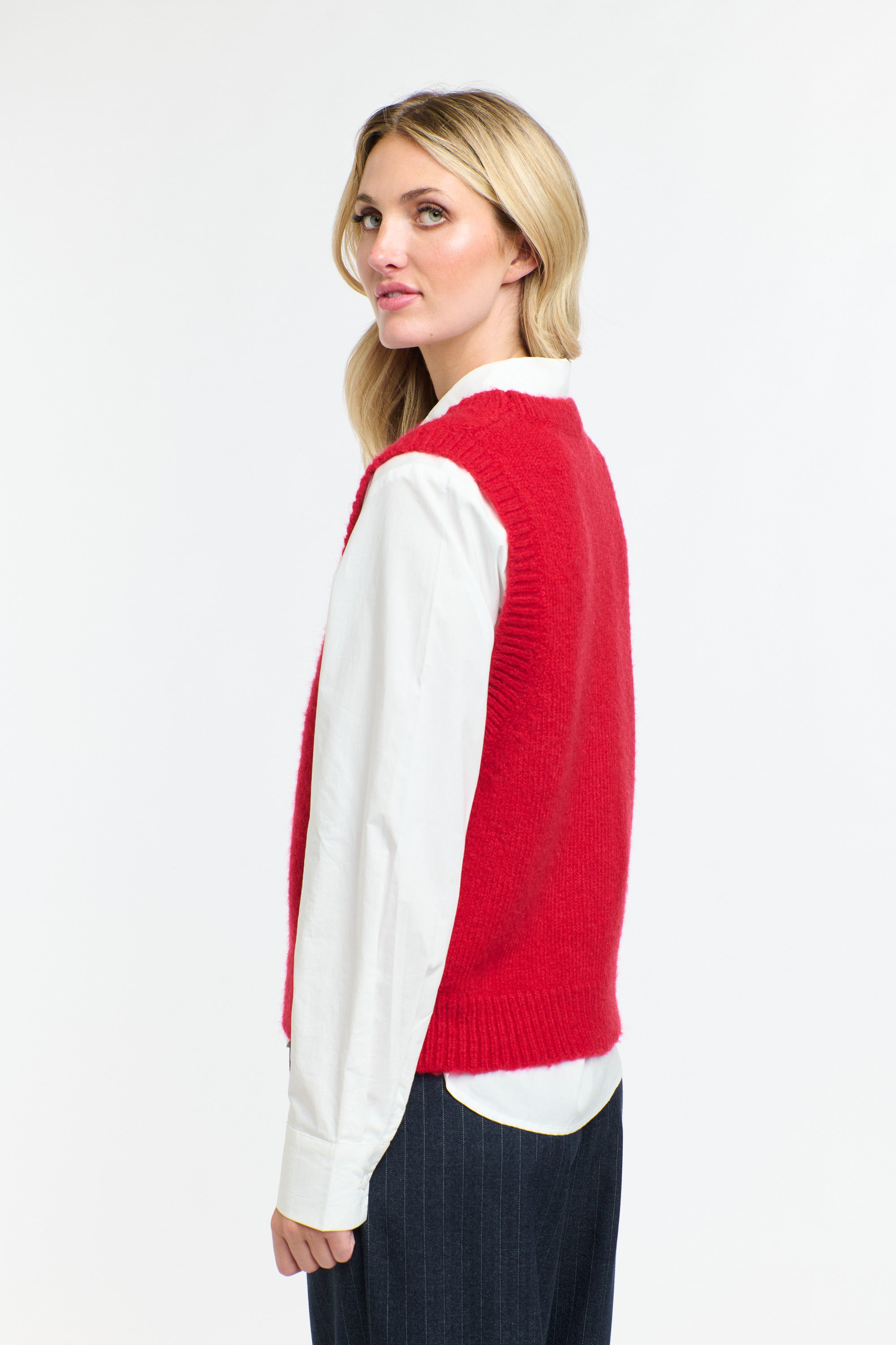 SCOTTY DOG VEST RED