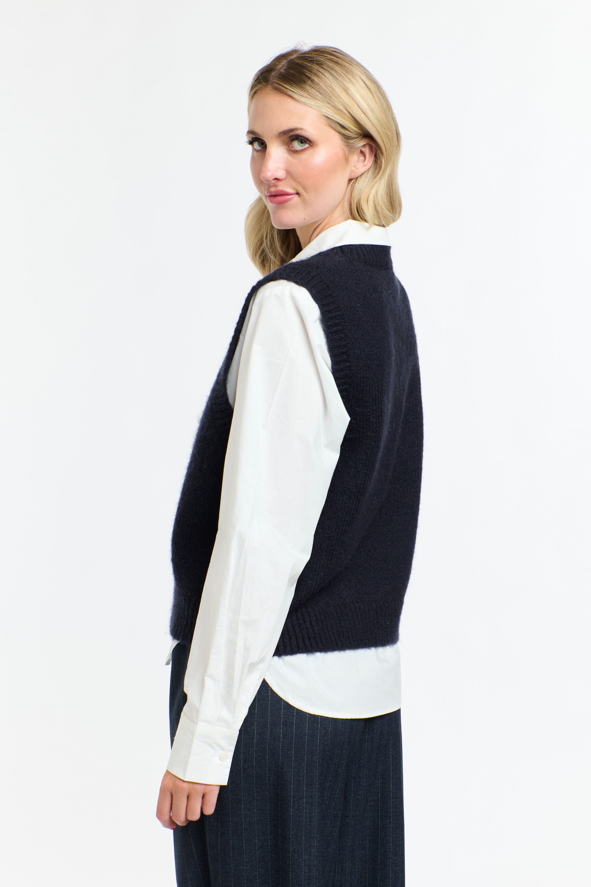 SCOTTY DOG VEST NAVY