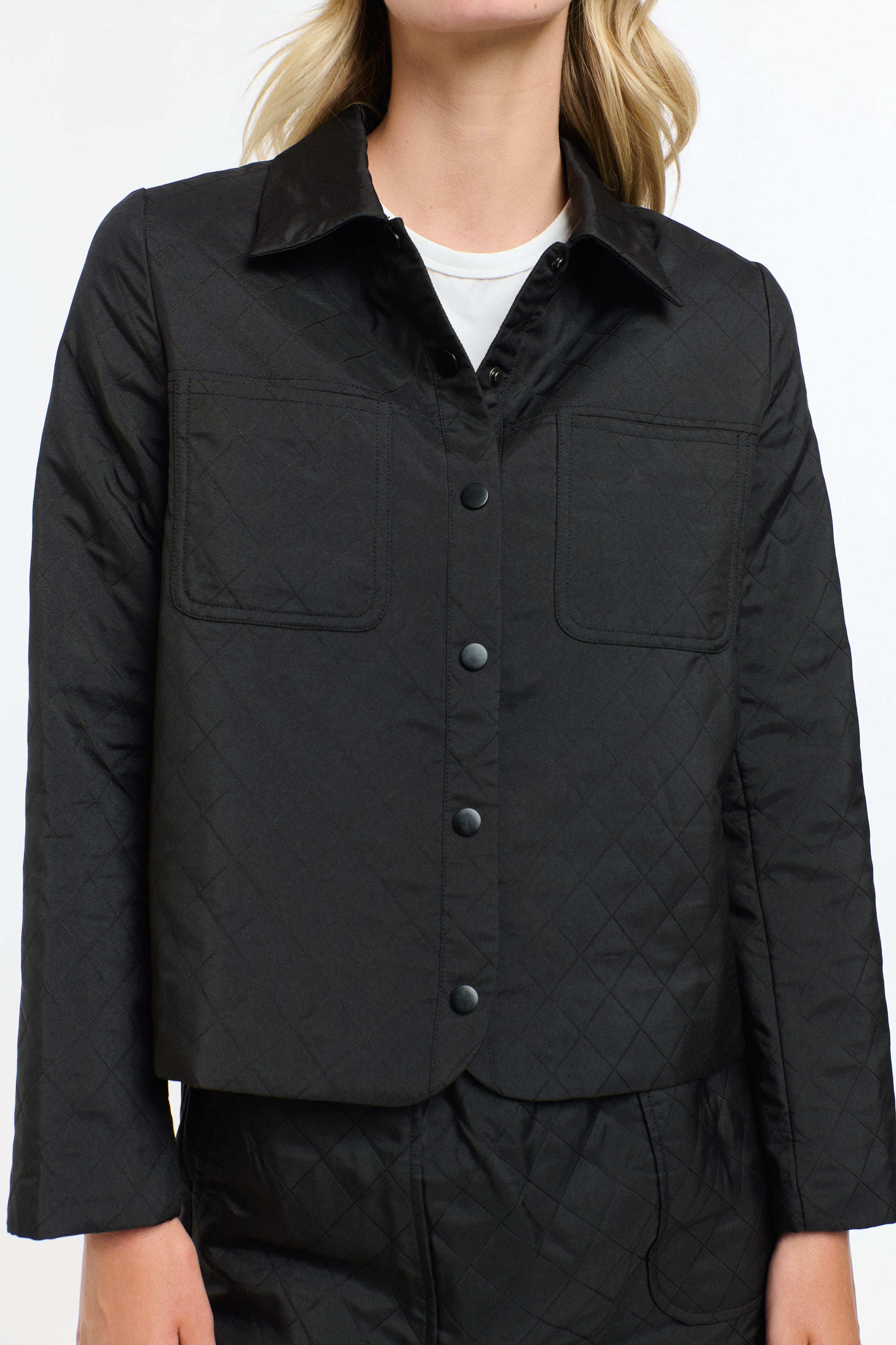 QUILTED JACKET BLACK