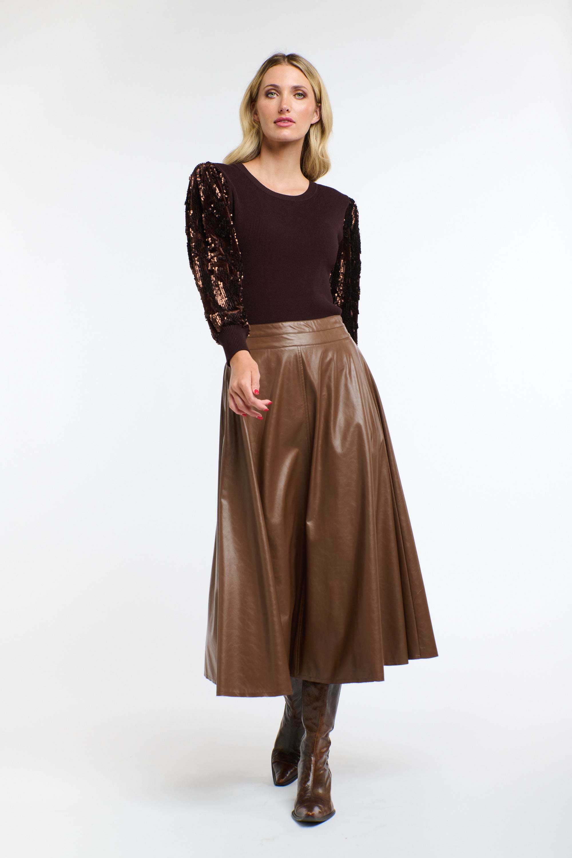 DATE NIGHT TOP COPPER