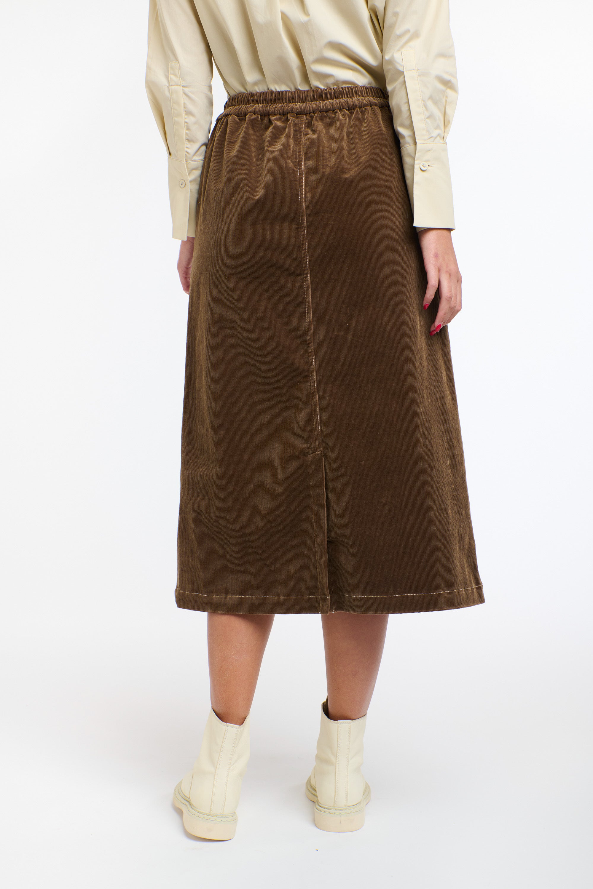 BONNIE CORD SKIRT BRANDY