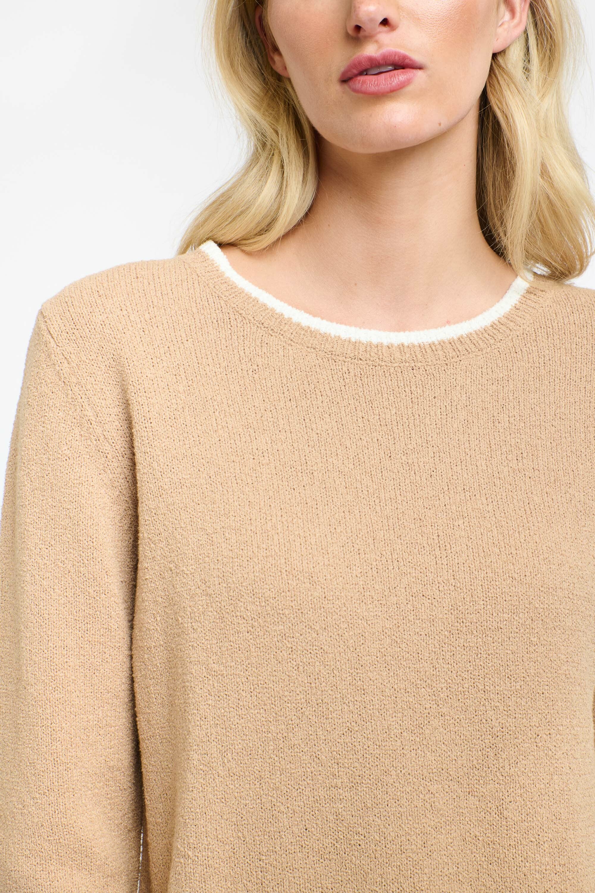 BAKER BOUCLE KNIT BISCUIT
