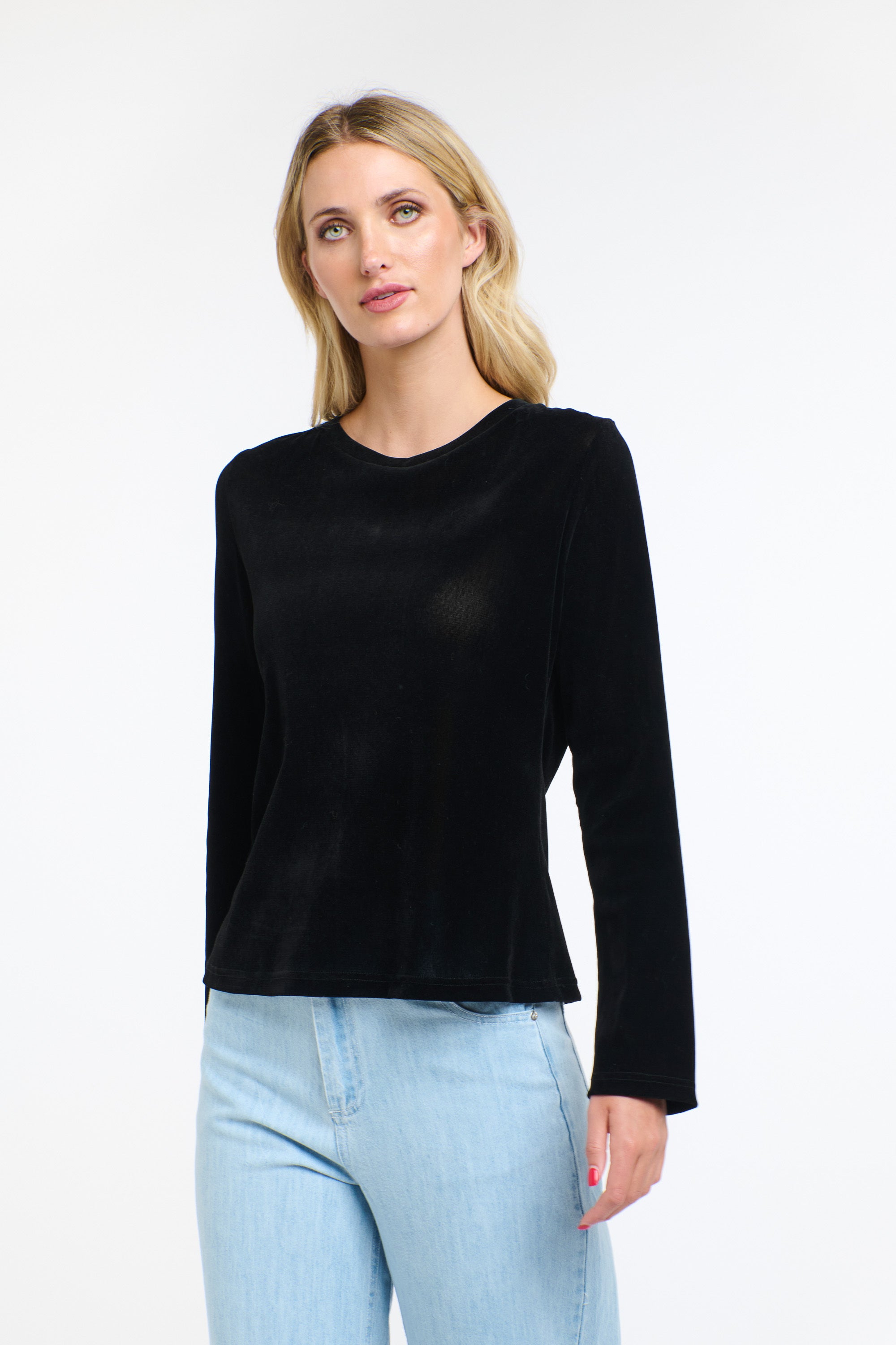 VELVET UNDERGROUND TOP BLACK