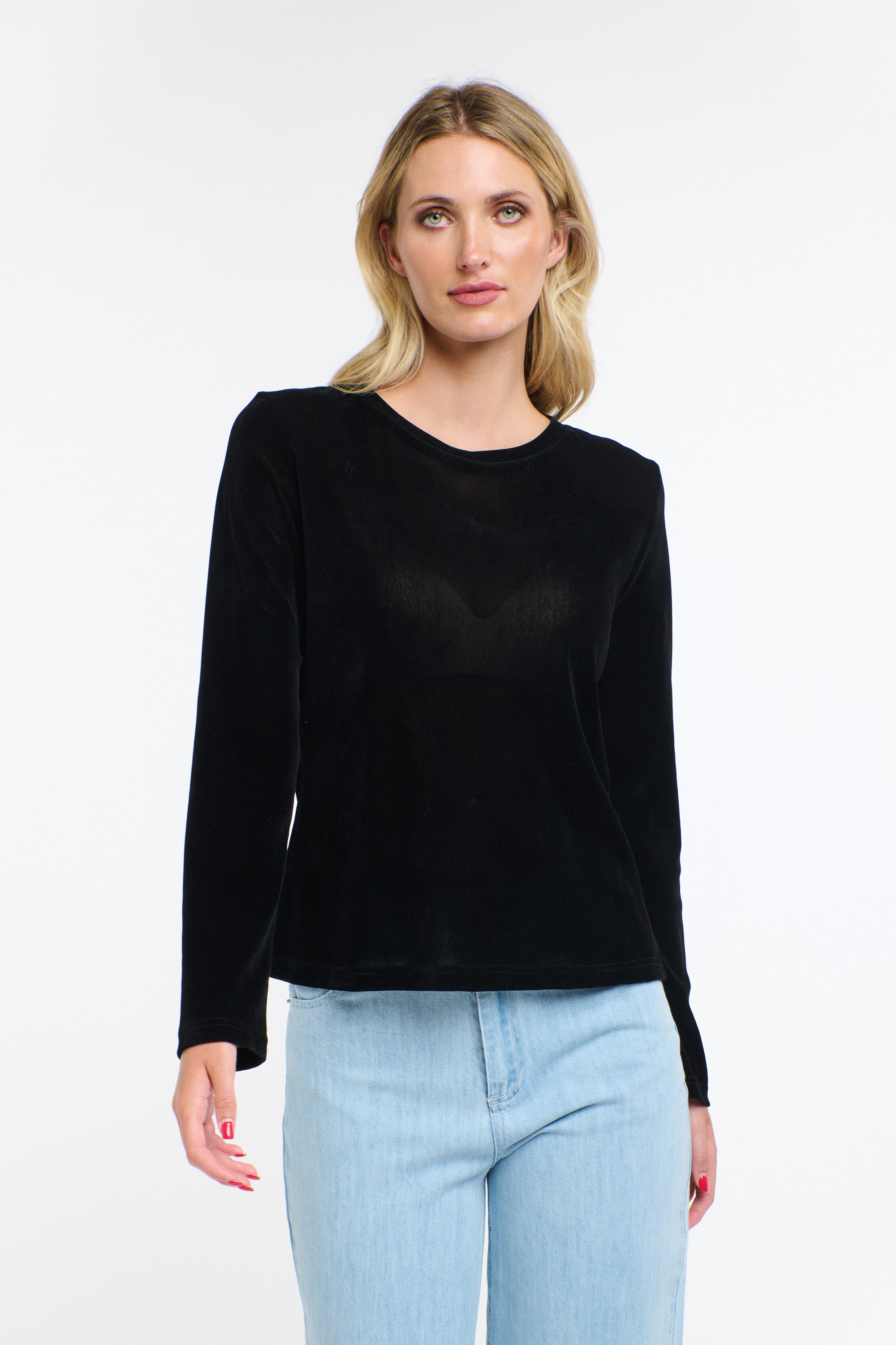 VELVET UNDERGROUND TOP BLACK