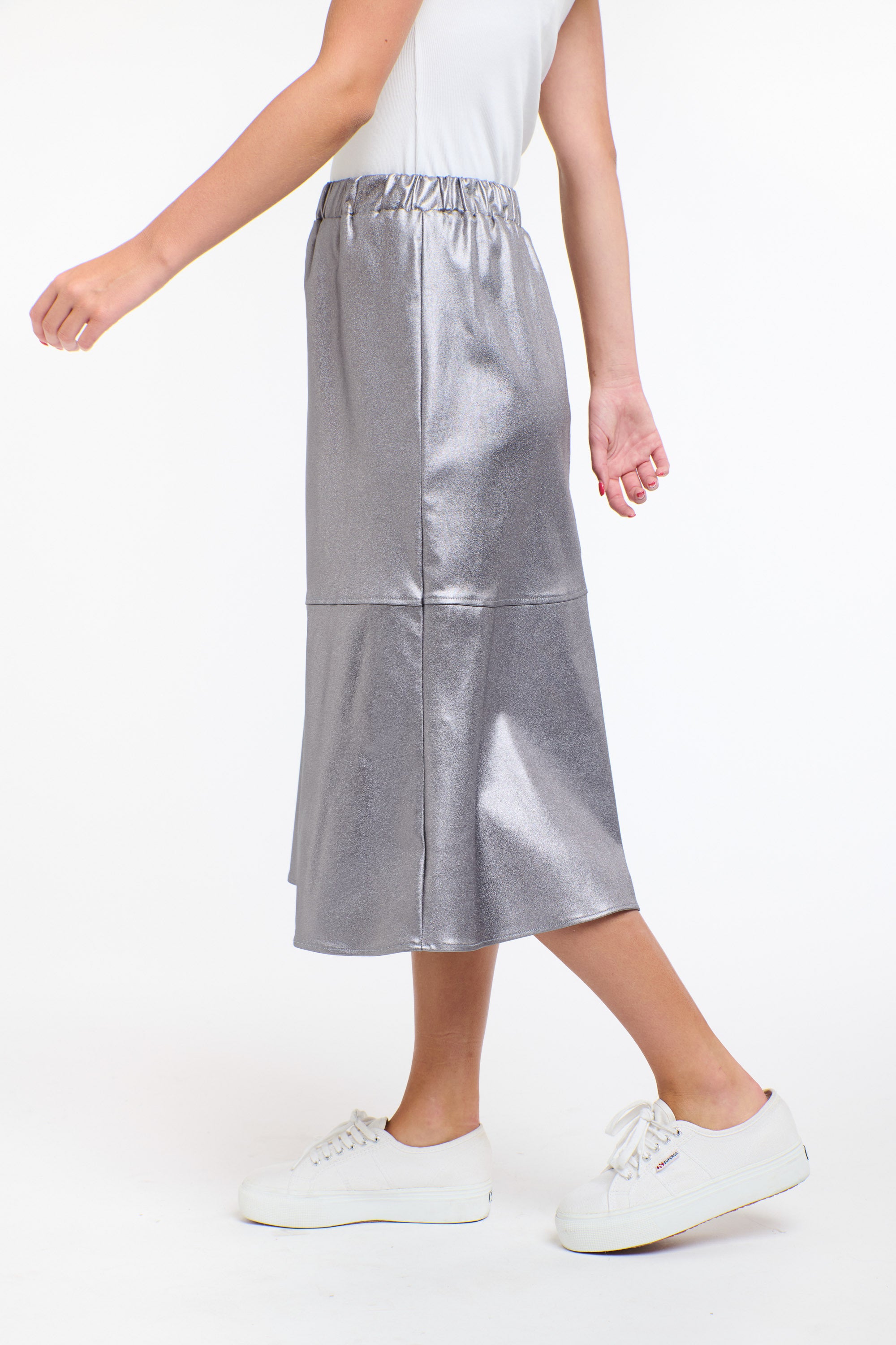 SHINE YOUR WAY SKIRT PEWTER