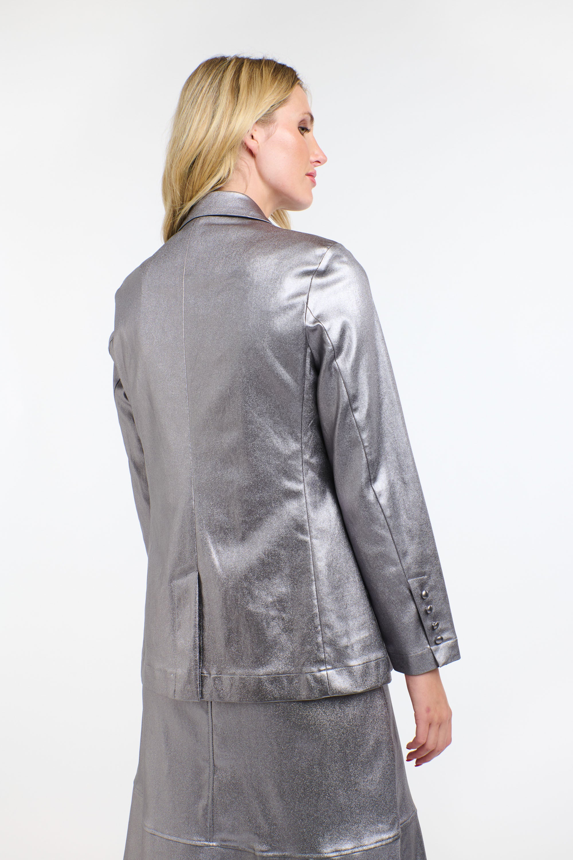 SHINE YOUR WAY BLAZER PEWTER