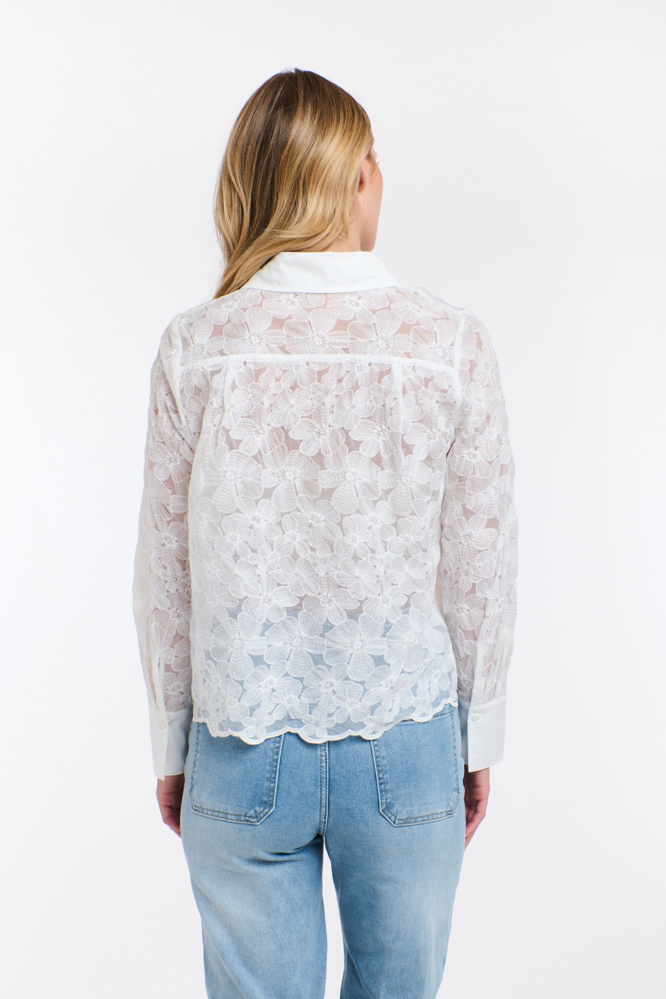KATIE SHEER SHIRT