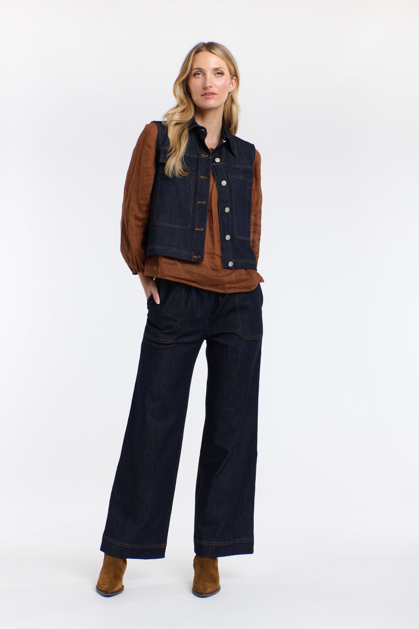 POCKET ROCKET DENIM VEST