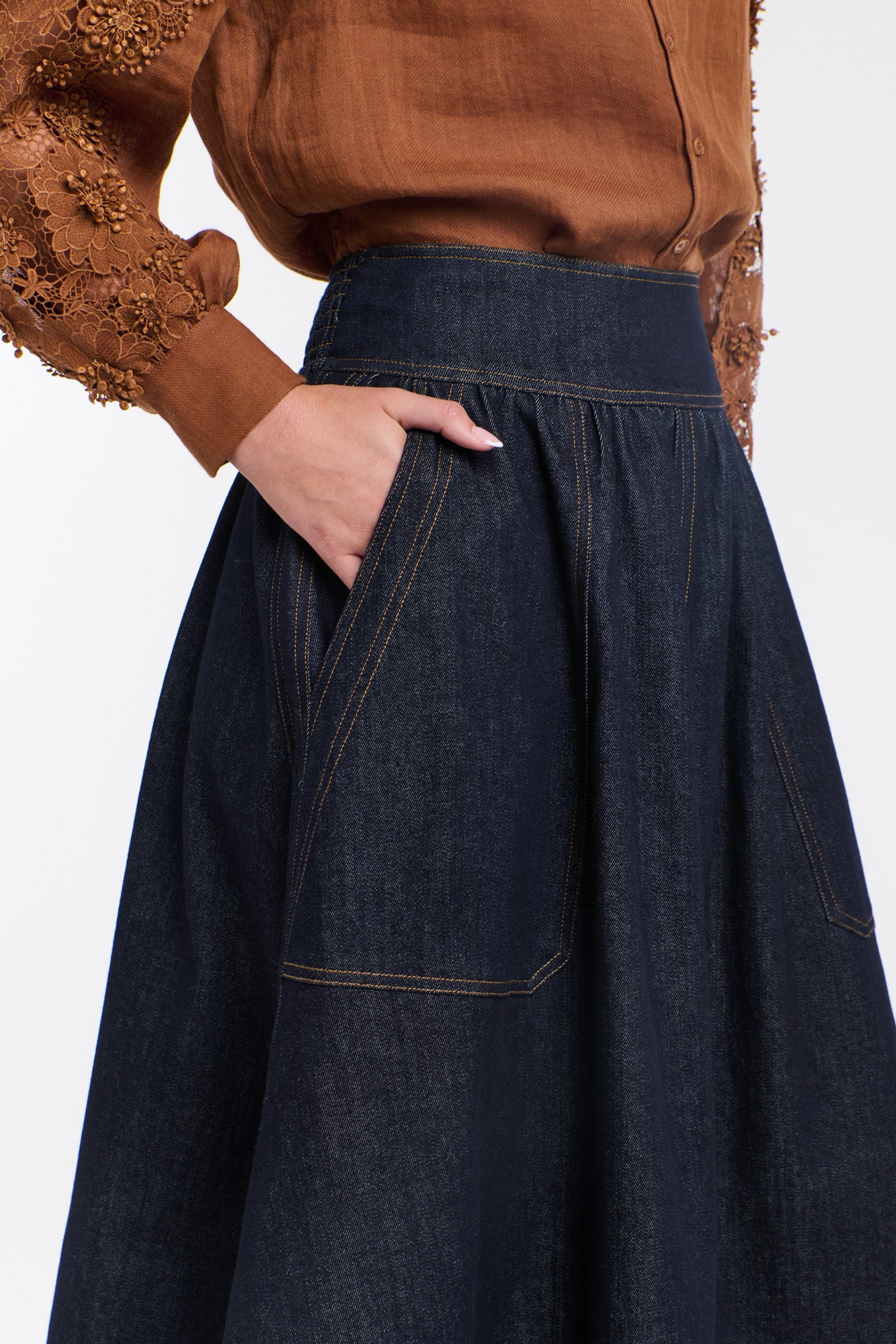 MARION DENIM SKIRT