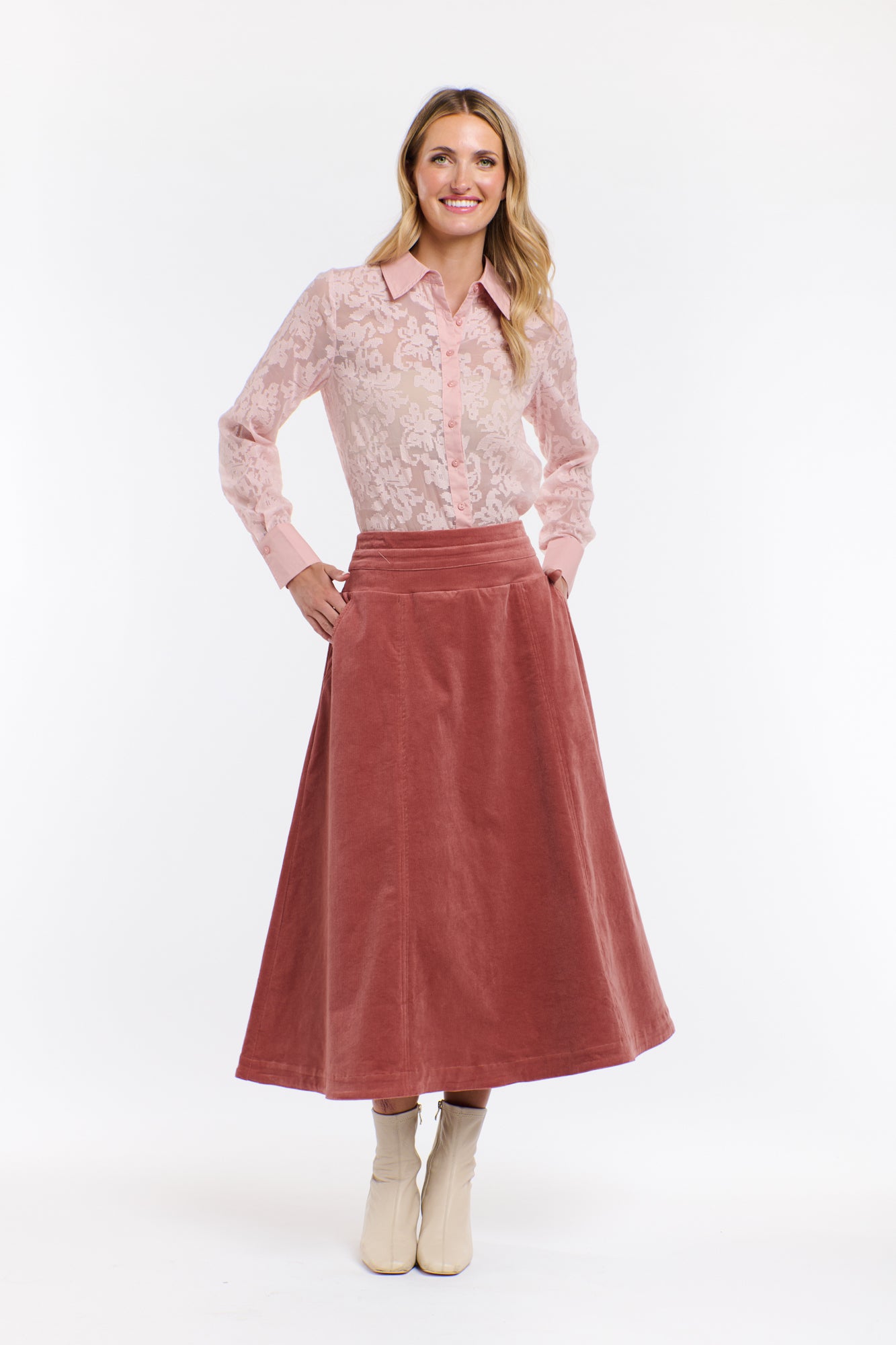 DAKOTA CORD SKIRT