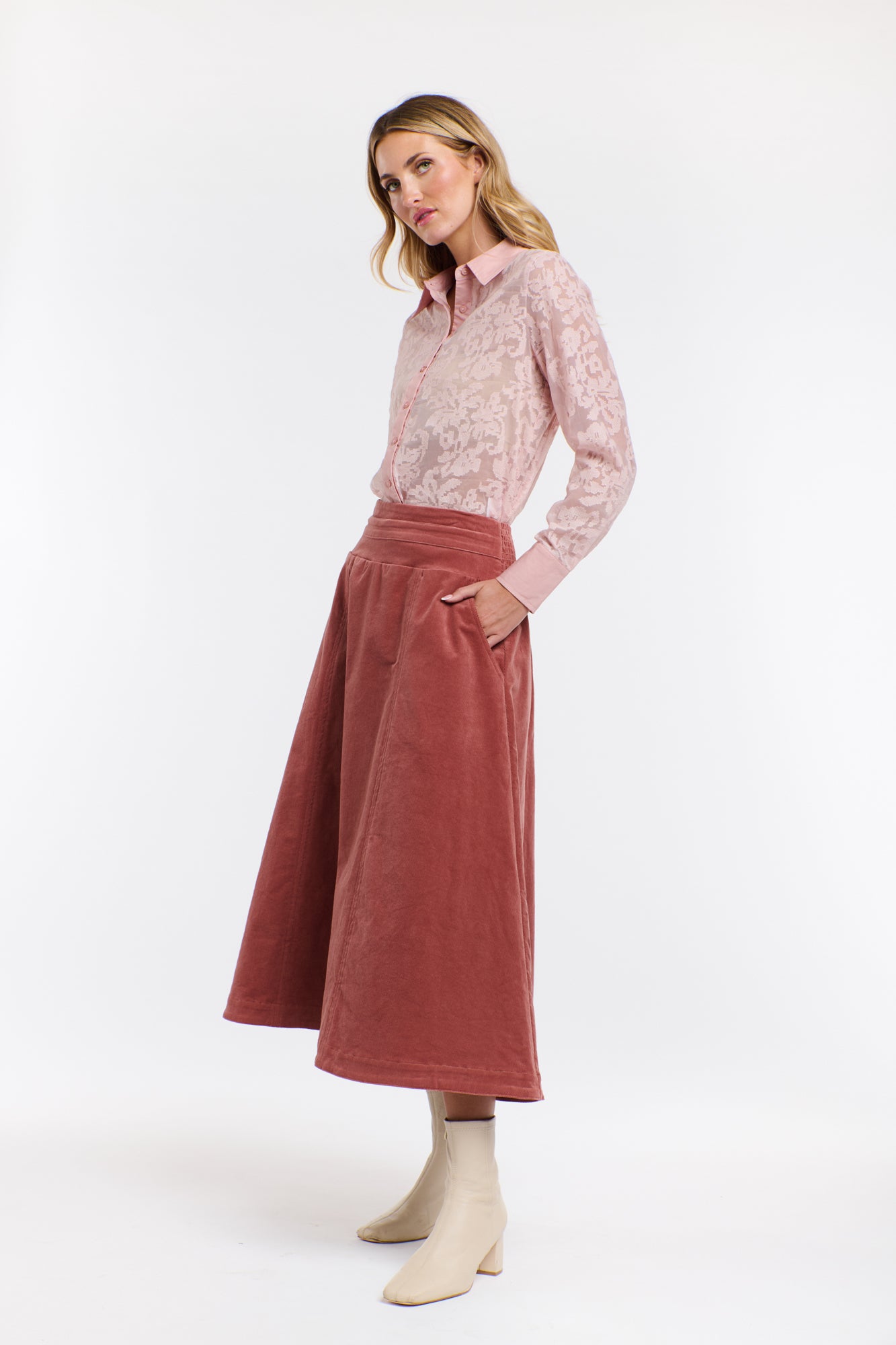 DAKOTA CORD SKIRT