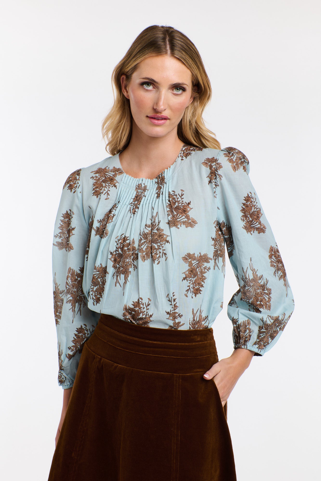 MADELEINE PINTUCK TOP