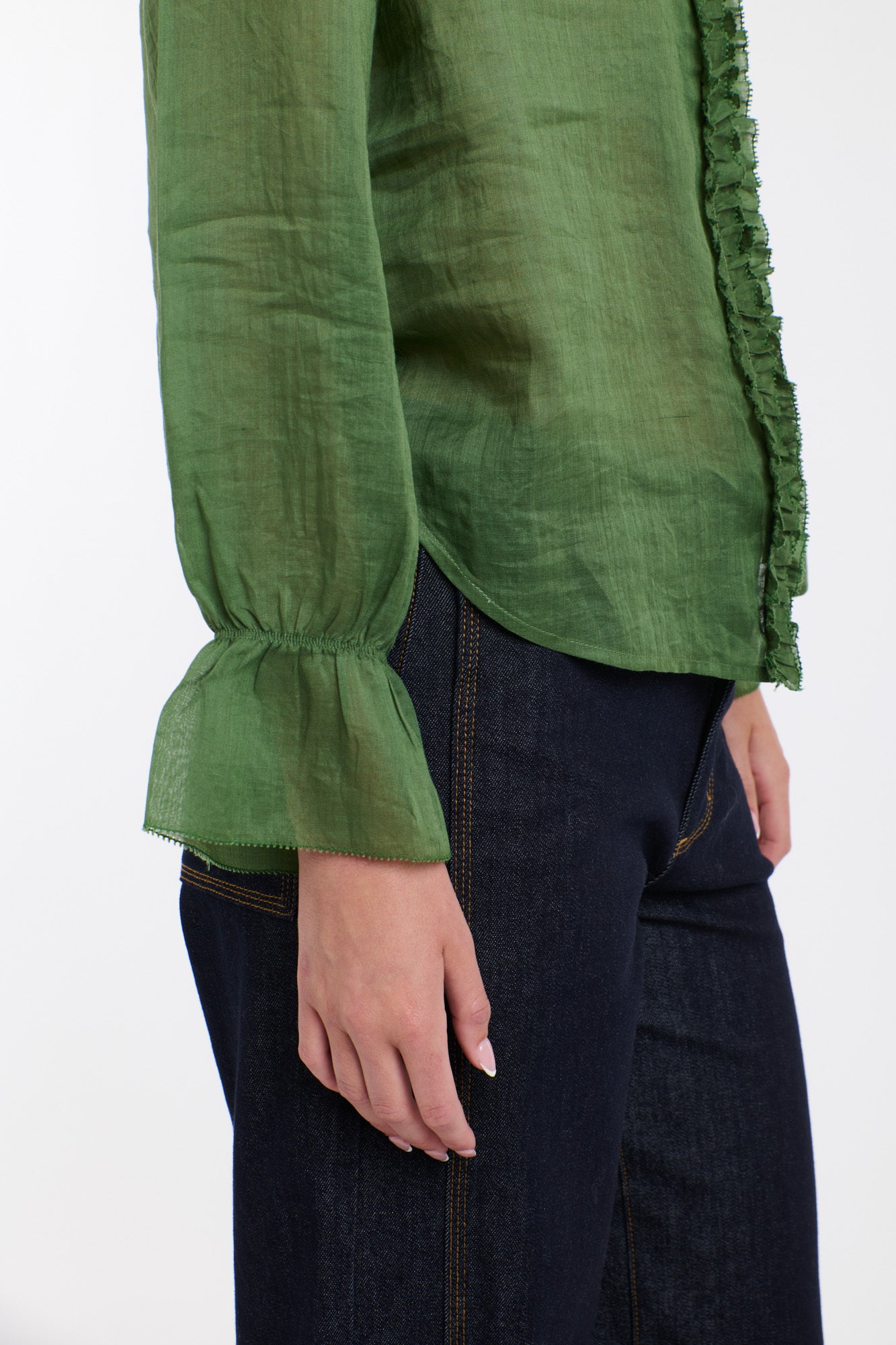 VANESSA FRILL SHIRT