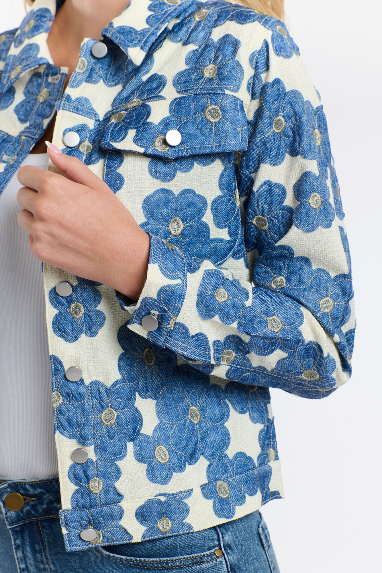 DENIM DAISY JACKET